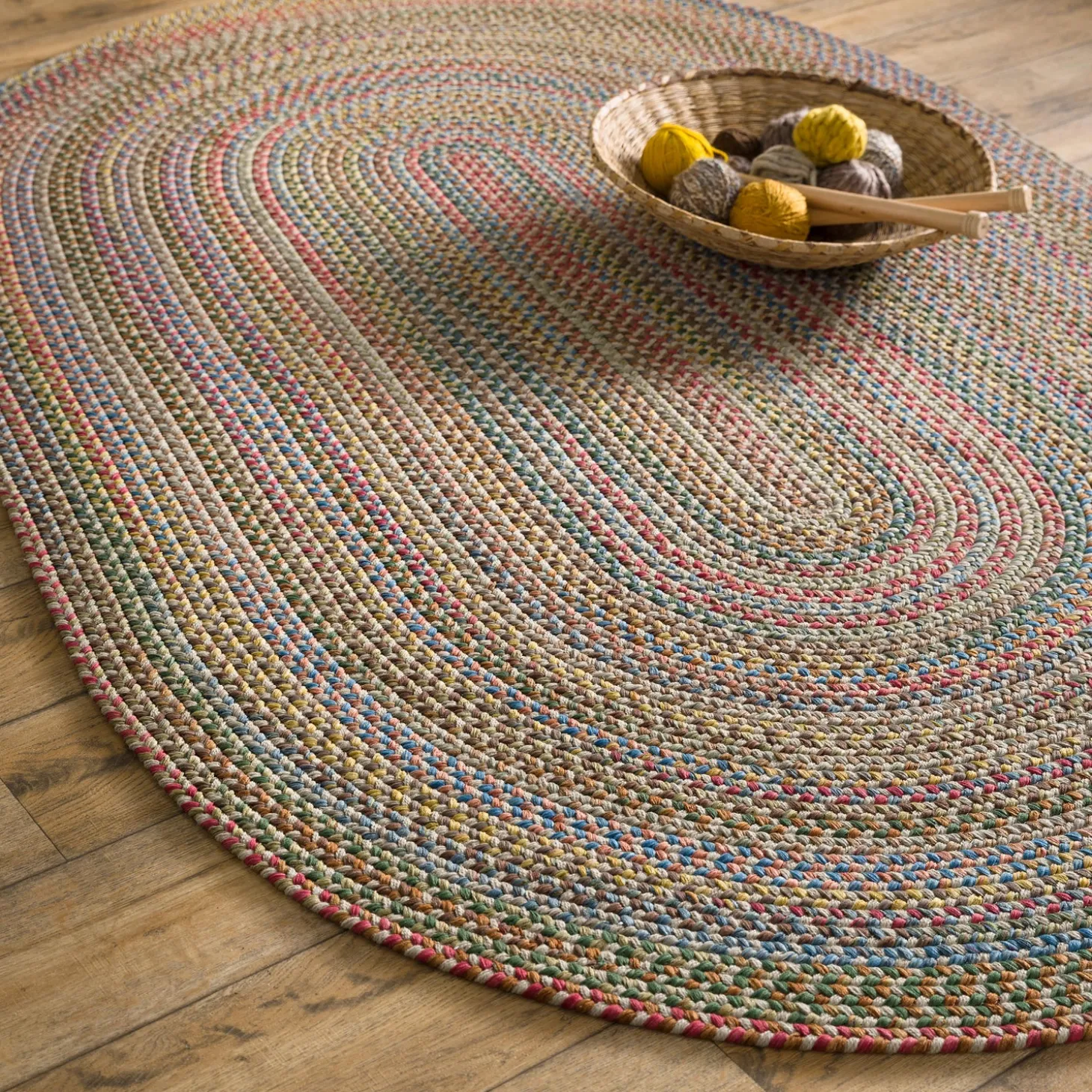 Area Rugs | Runners>Plow & Hearth Afton Mountain Indoor/Outdoor Polypropylene Braided Rug Runner, 2'6" x 8'6"