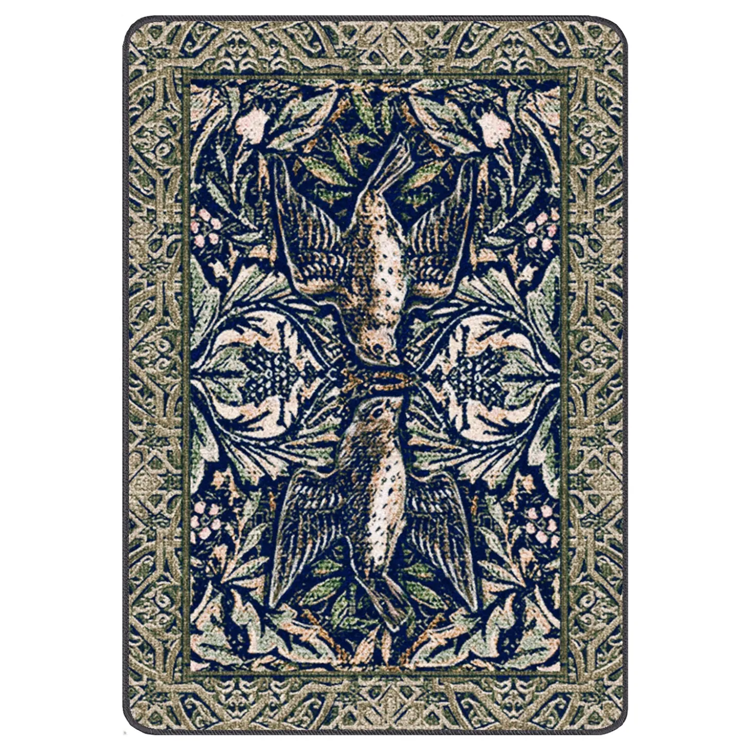 Area Rugs | Hearth Rugs>Plow & Hearth Aidan EnduraStran® Rug, 2'8" x 3'11" Gold