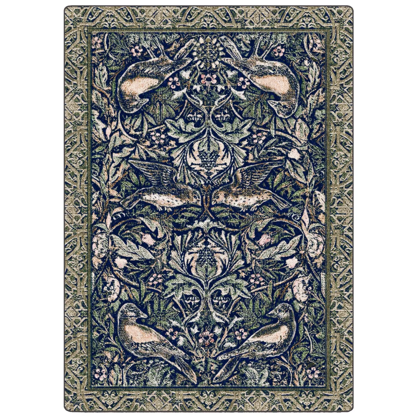 Area Rugs>Plow & Hearth Aidan EnduraStran® Rug, 7'8" x 10'9" Gold