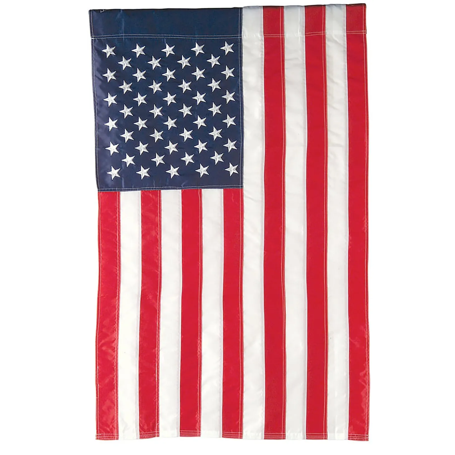 Garden Flags>Plow & Hearth American Flag Applique Garden Flag