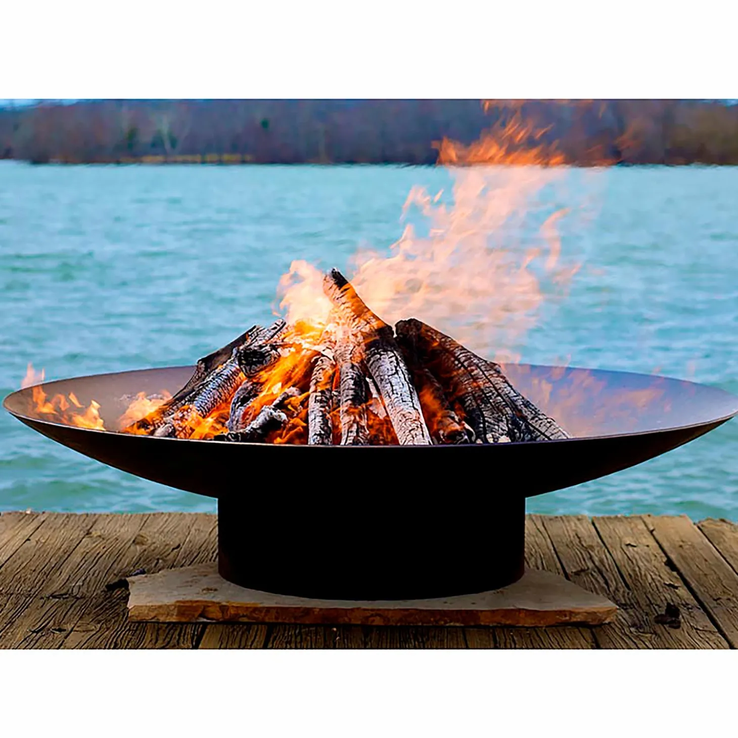 Fire Pits | Fire Pits>Plow & Hearth American-Made Handcrafted Asia Outdoor Fire Pit