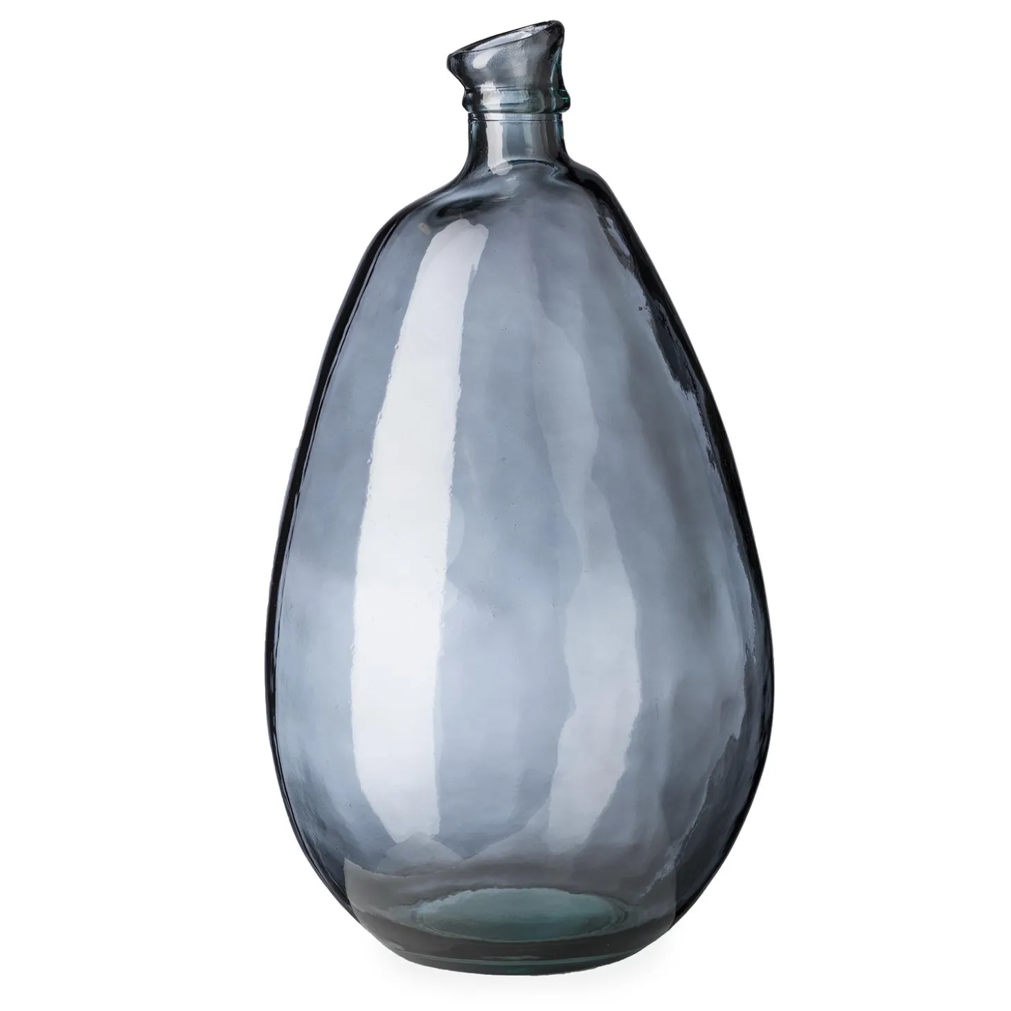 Planters & Vases>Plow & Hearth Artisan-Crafted Recycled Glass Tall Vase