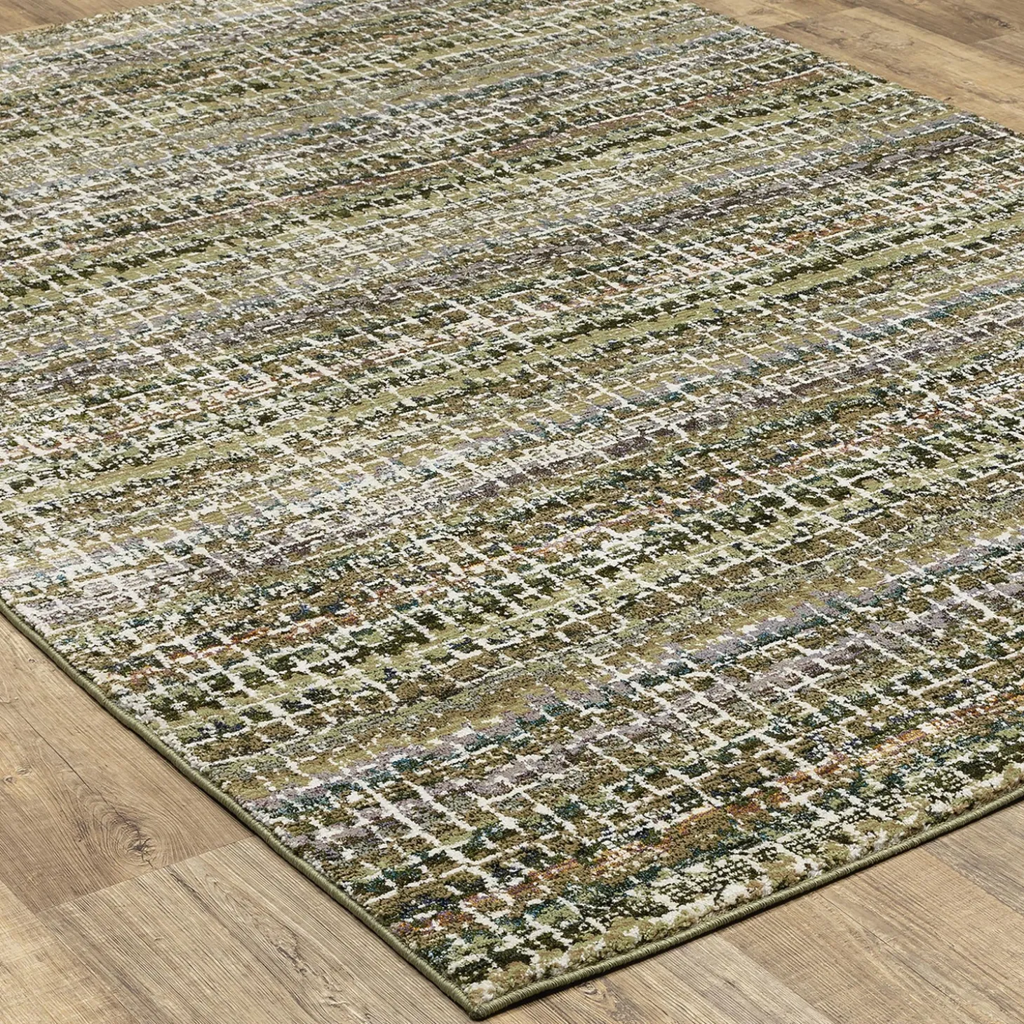 Area Rugs>Plow & Hearth Ashland Colorcast Synthetic Blend Indoor Rug, 6'7" x 9'6"
