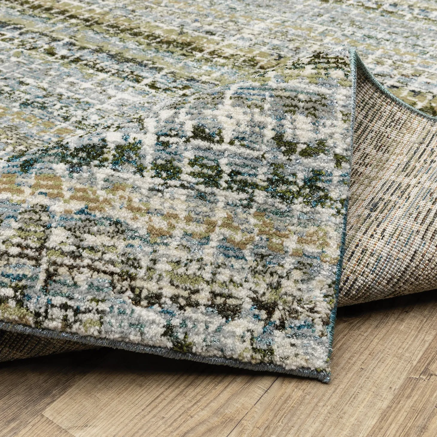 Area Rugs>Plow & Hearth Ashland Colorcast Synthetic Blend Indoor Rug, 6'7" x 9'6"
