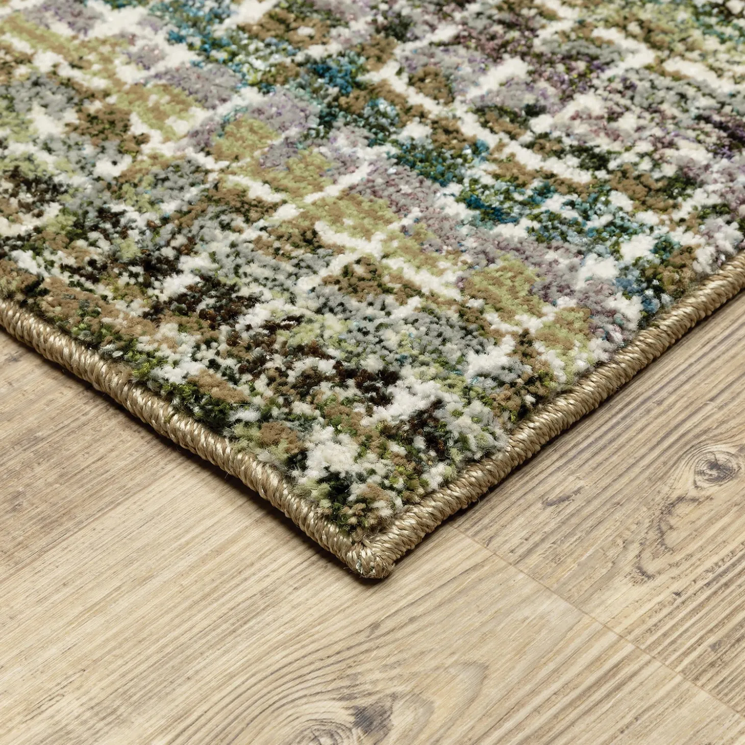 Area Rugs>Plow & Hearth Ashland Colorcast Synthetic Blend Indoor Rug, 6'7" x 9'6"
