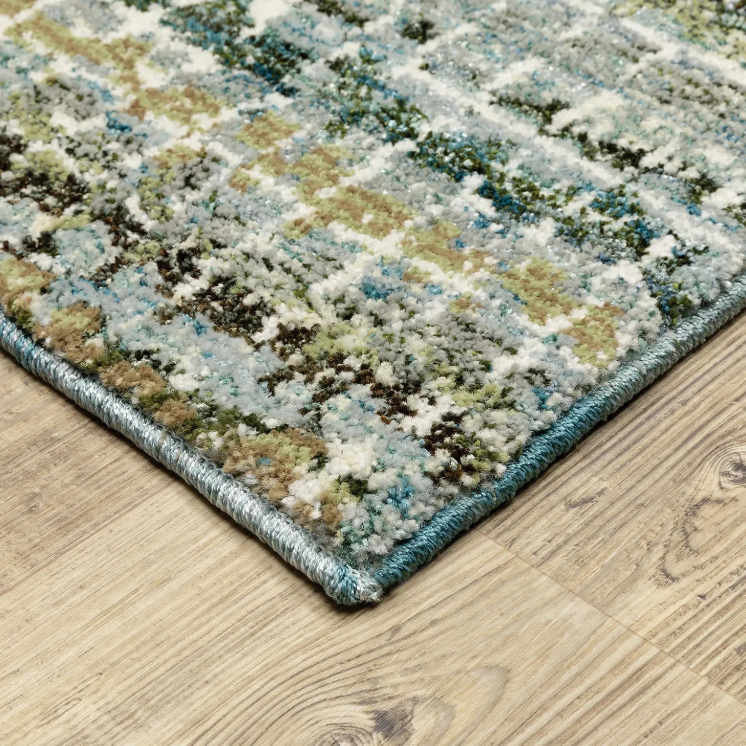 Area Rugs>Plow & Hearth Ashland Colorcast Synthetic Blend Indoor Rug, 6'7" x 9'6"