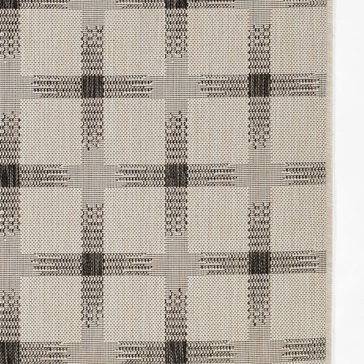 Area Rugs>Plow & Hearth Aurora Polypropylene Rug, 4' x 6' Ivory