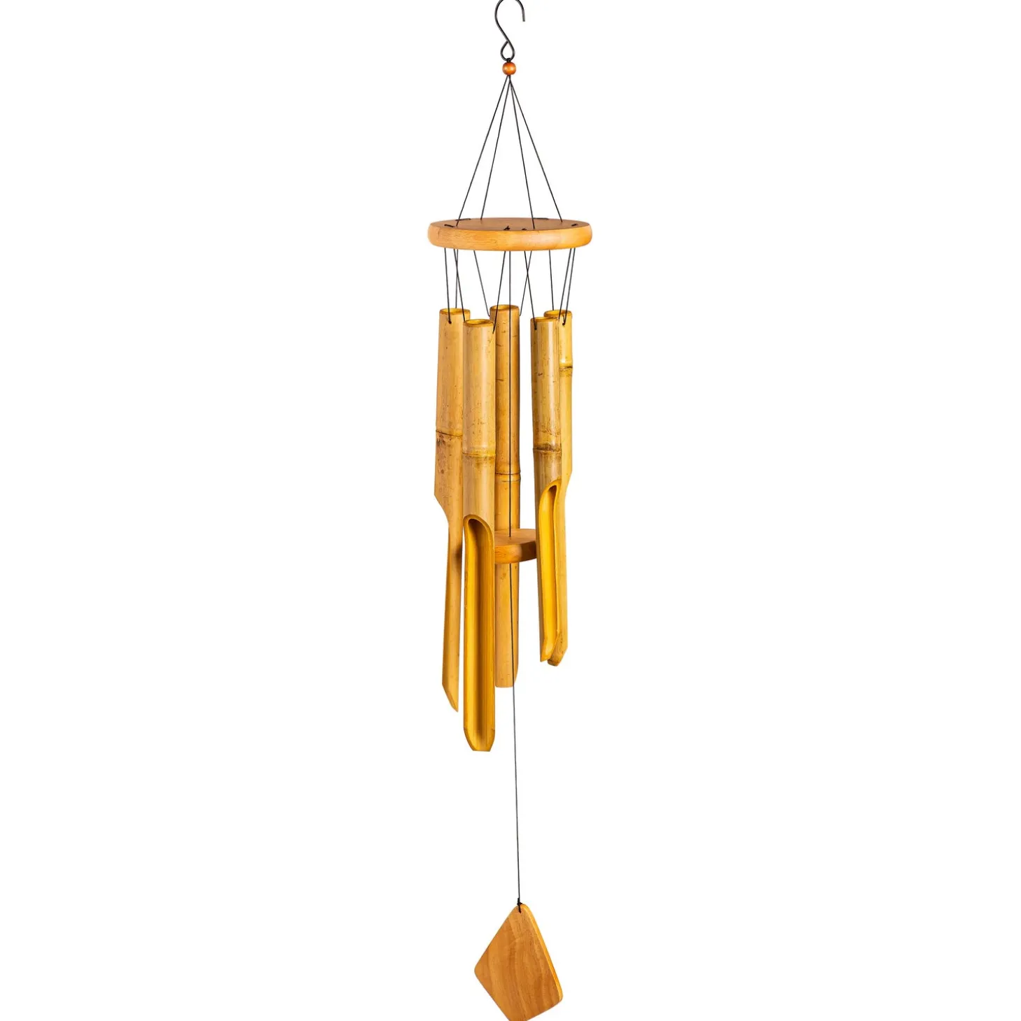 Wind Chimes & Mobiles>Plow & Hearth Bamboo Tree of Life Wind Chimes