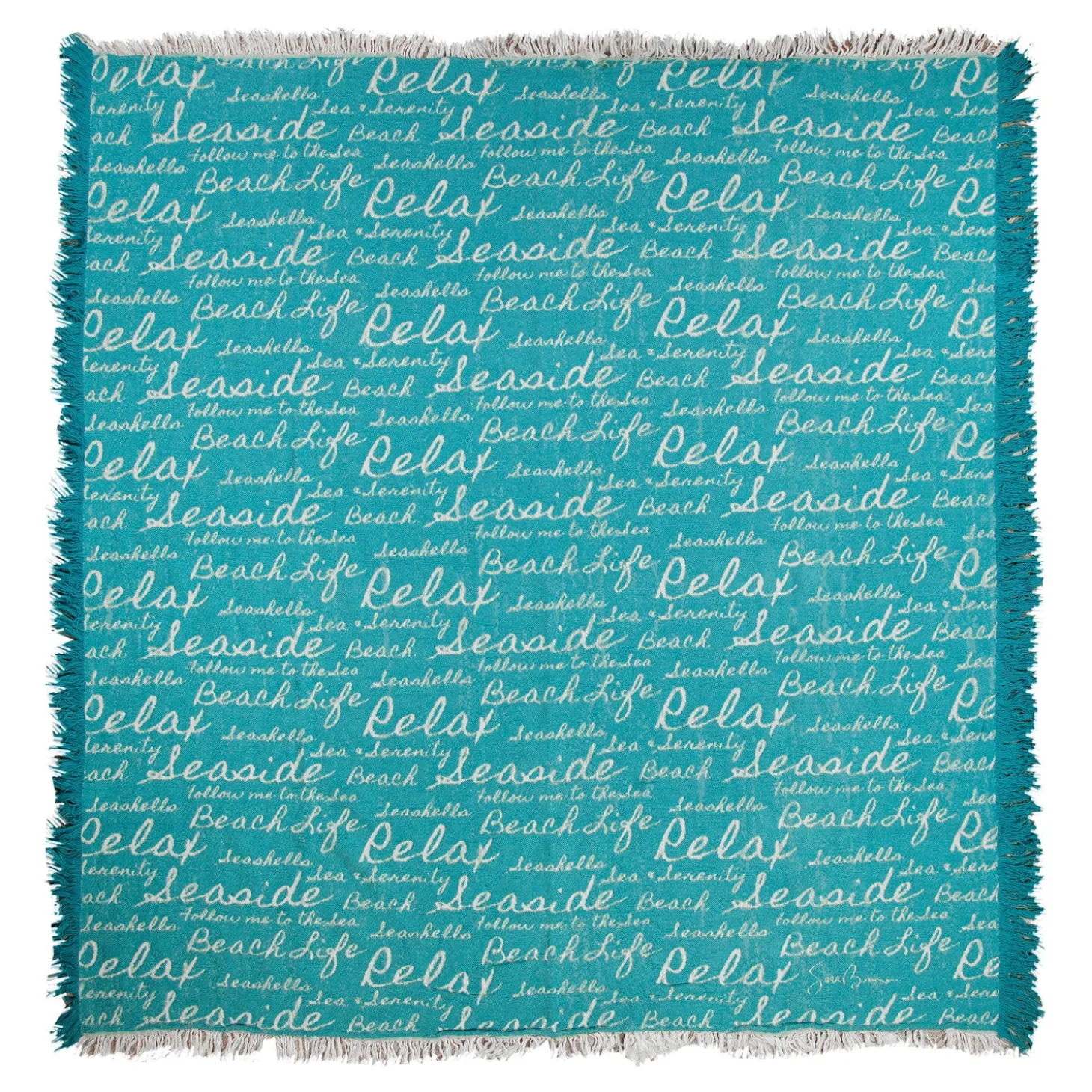 Throws & Blankets>Plow & Hearth Beach Life Damask Tapestry Throw