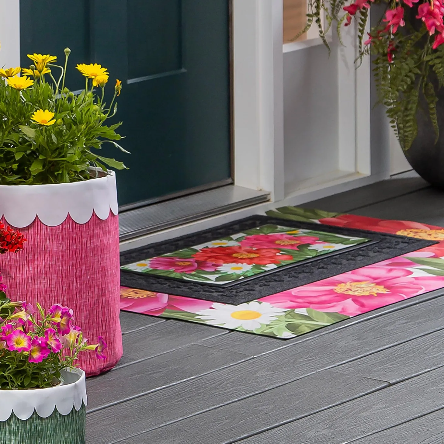 Interchangeable Mats>Plow & Hearth Blooming Sassafras Switch Mat