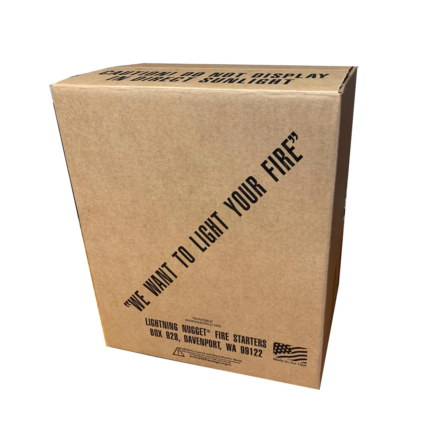 Fire Starters & Fatwood>Plow & Hearth Box of 350 Lightning Nuggets Fire Starters