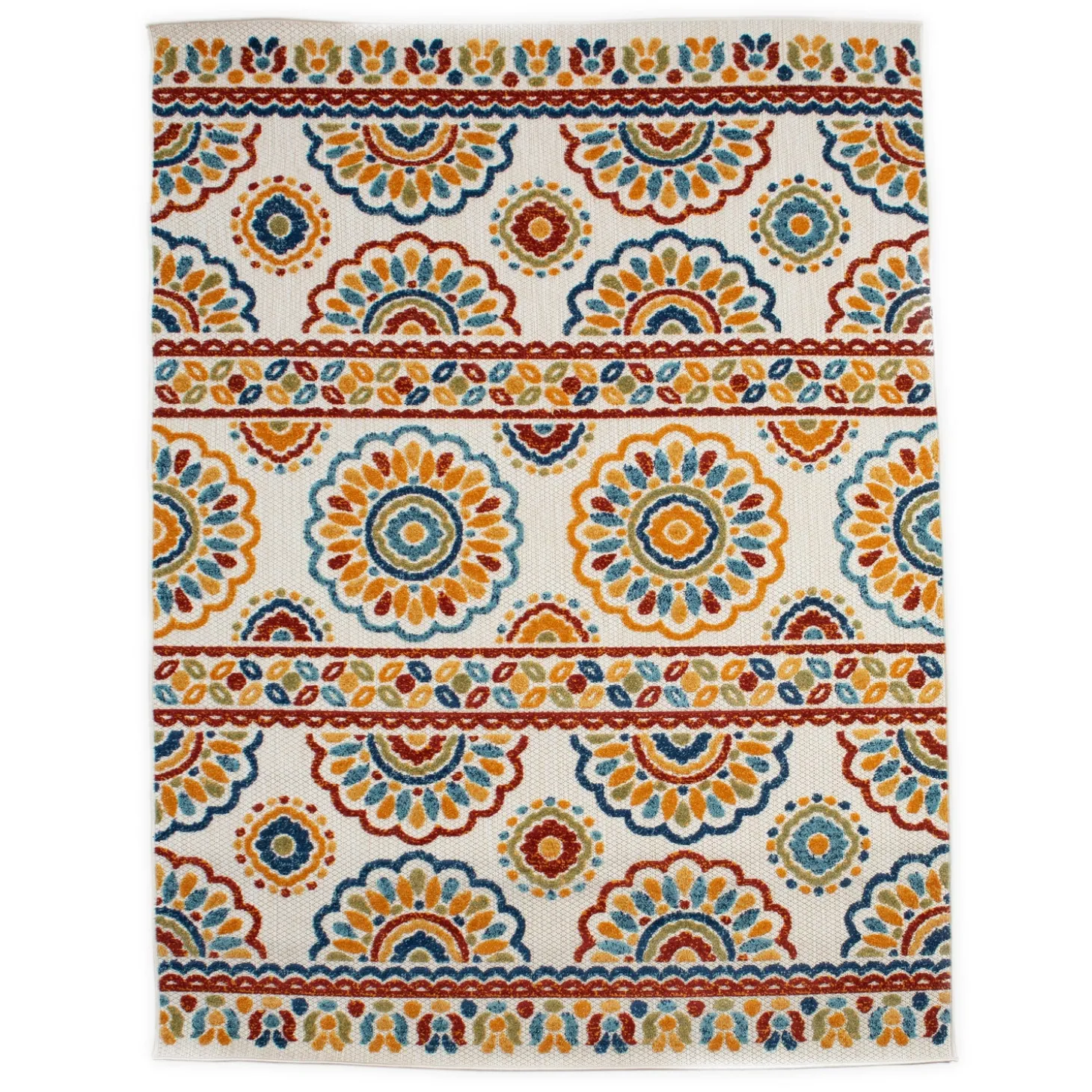 Area Rugs>Plow & Hearth Cancun Polypropylene Rug, 7'10" x 10'3"