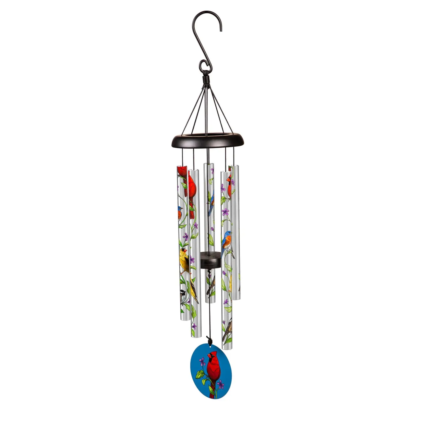 Wind Chimes & Mobiles>Plow & Hearth Cardinal Avria Hand Tuned Wind Chimes