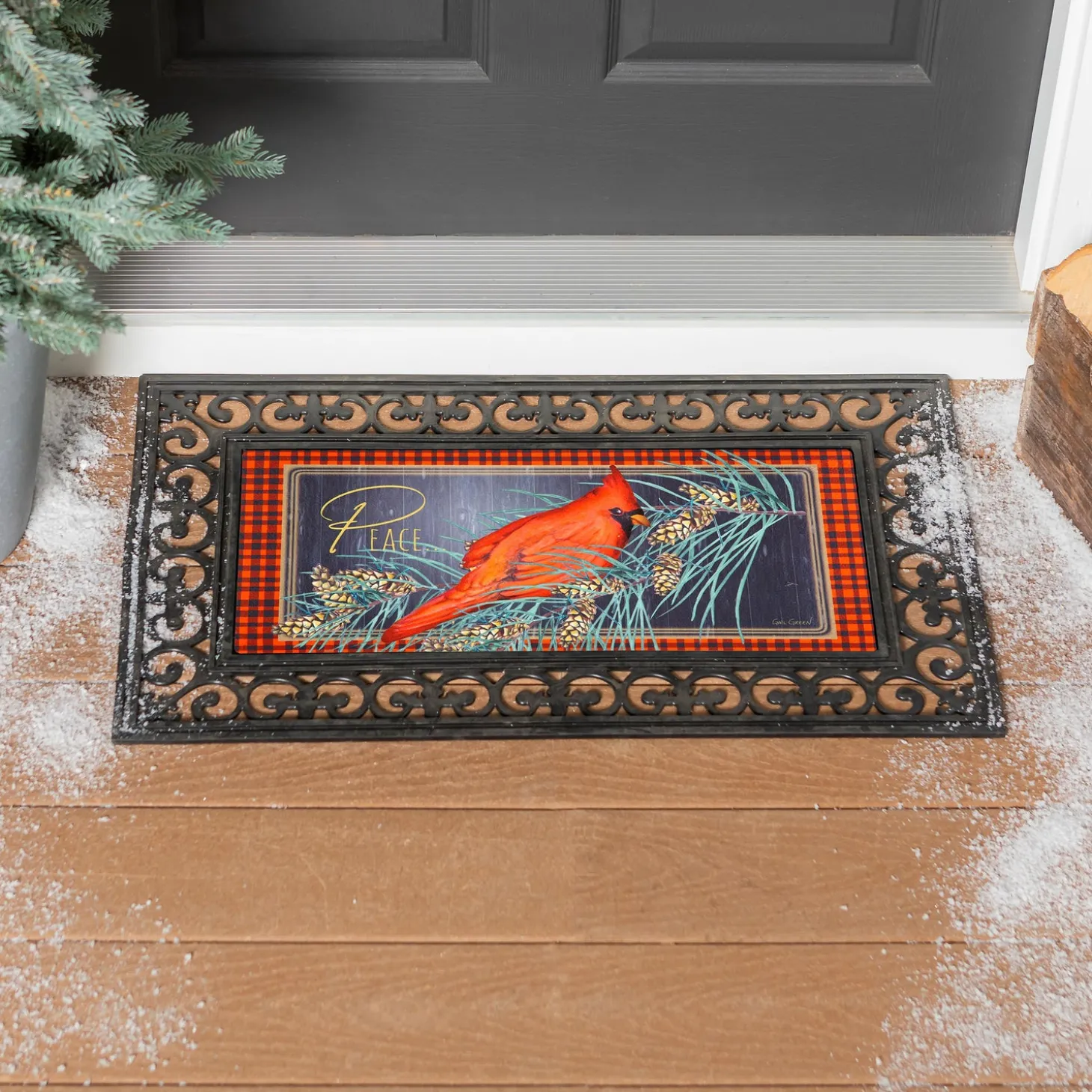 Interchangeable Mats>Plow & Hearth Cardinal Peace Sassafras Switch Mat