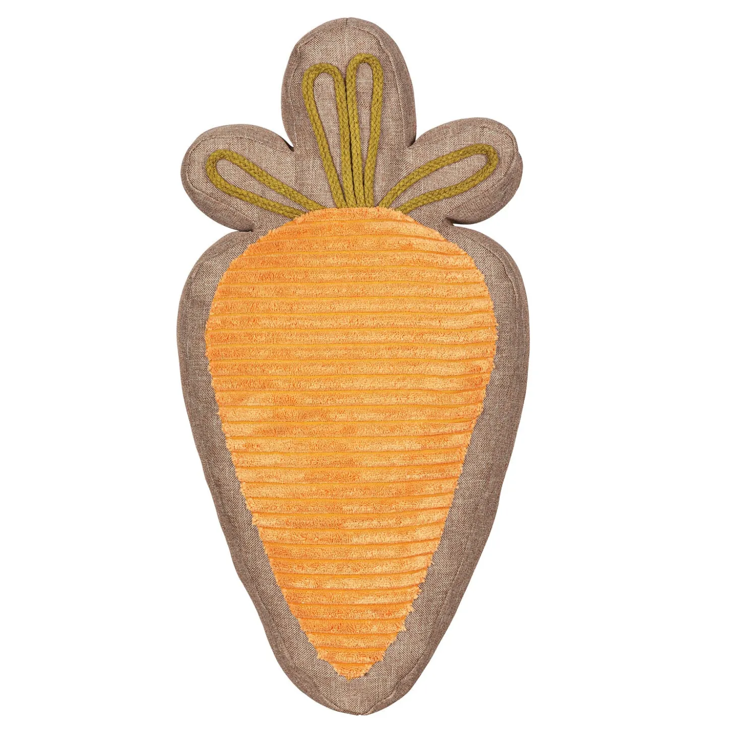 Decorative Pillows>Plow & Hearth Carrot Shaped Pillow, 20"H