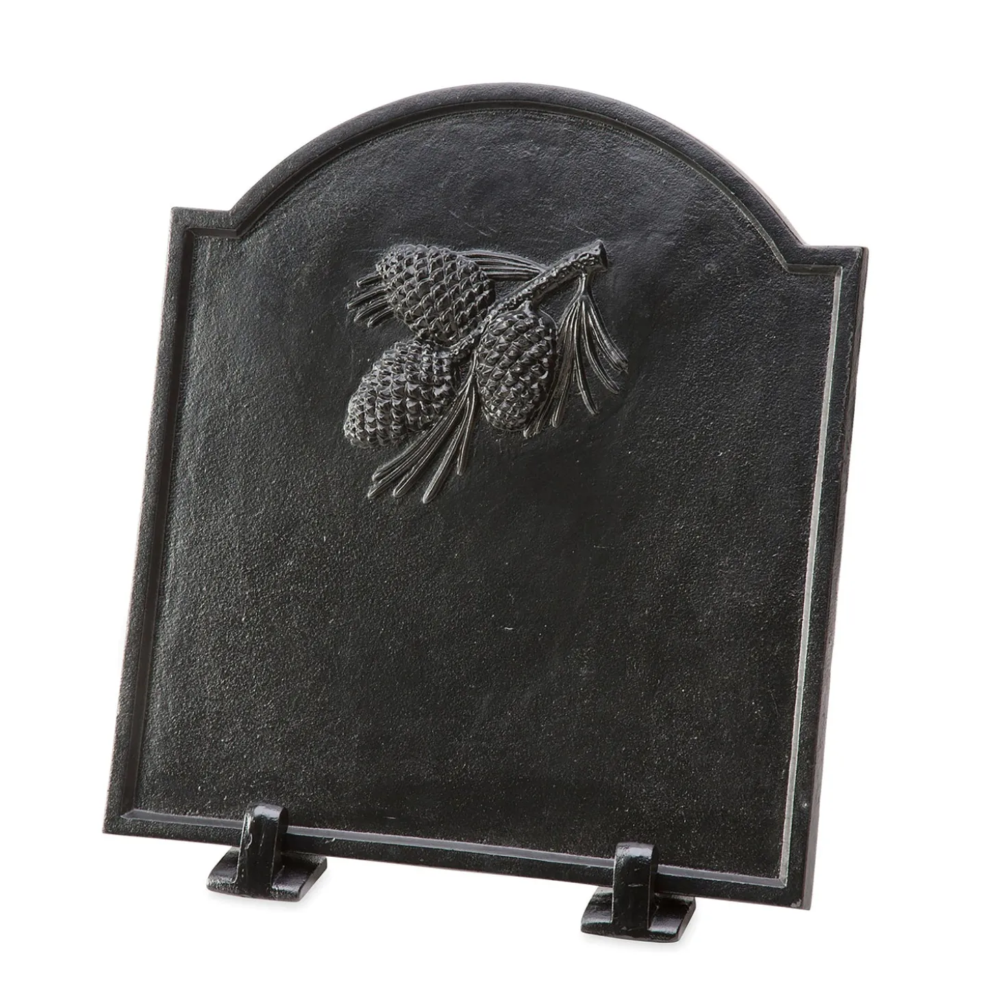 Fireplace Grates & Firebacks>Plow & Hearth Cast Iron Fireback Feet