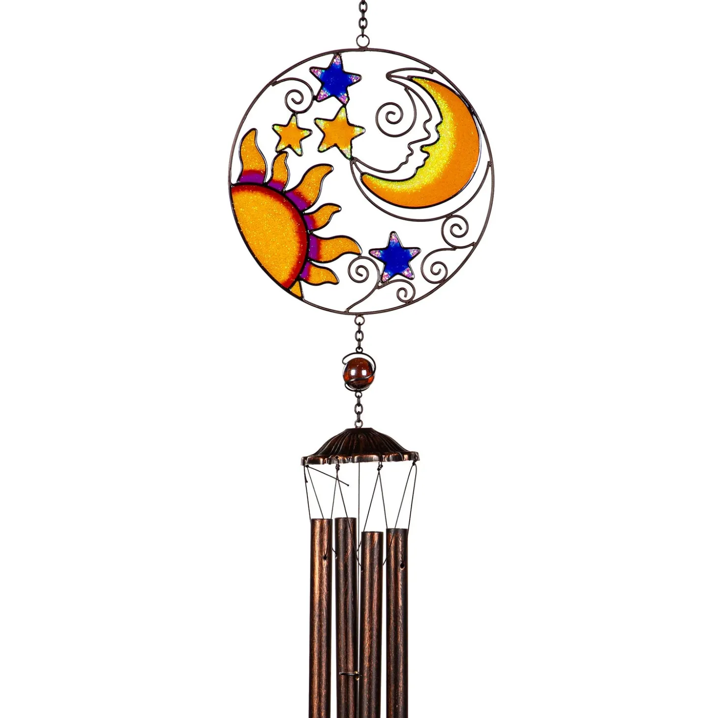 Wind Chimes & Mobiles>Plow & Hearth Celestial Wind Chime