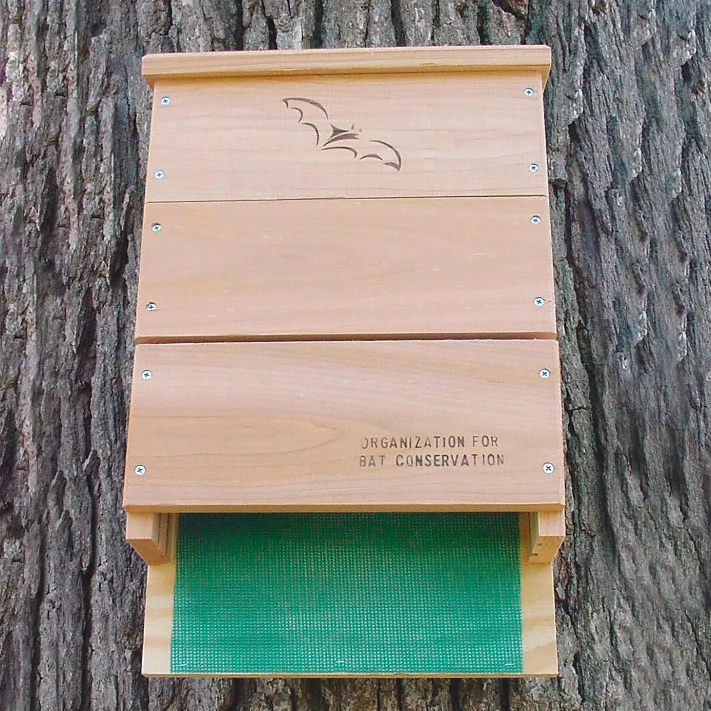 Wildlife Housing>Plow & Hearth 3-Chamber Cedar and Plywood Bat House