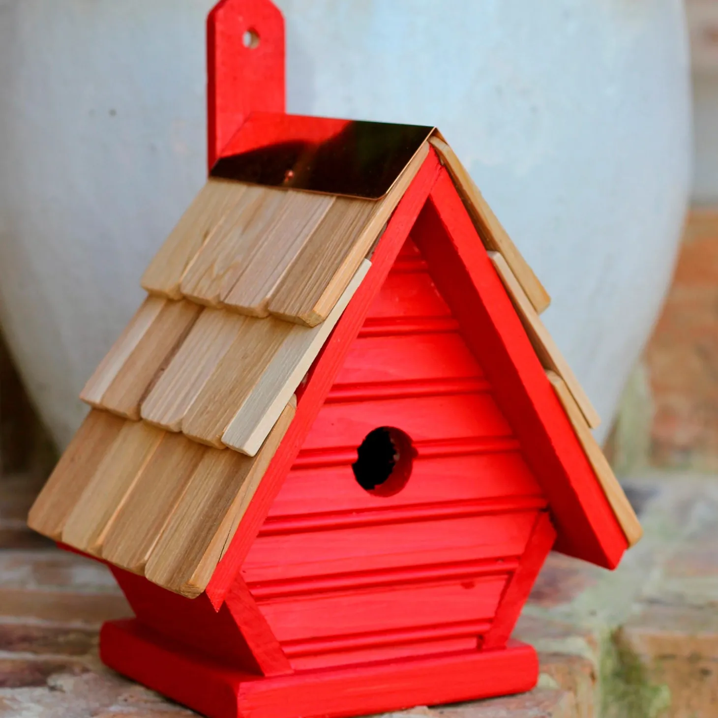 Birdhouses>Plow & Hearth Chic Chick Birdhouse