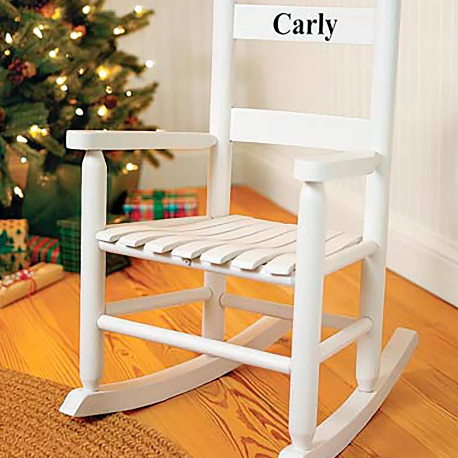 Chairs & Rockers | Rockers & Gliders>Plow & Hearth Child's Oak Ladderback Rocker