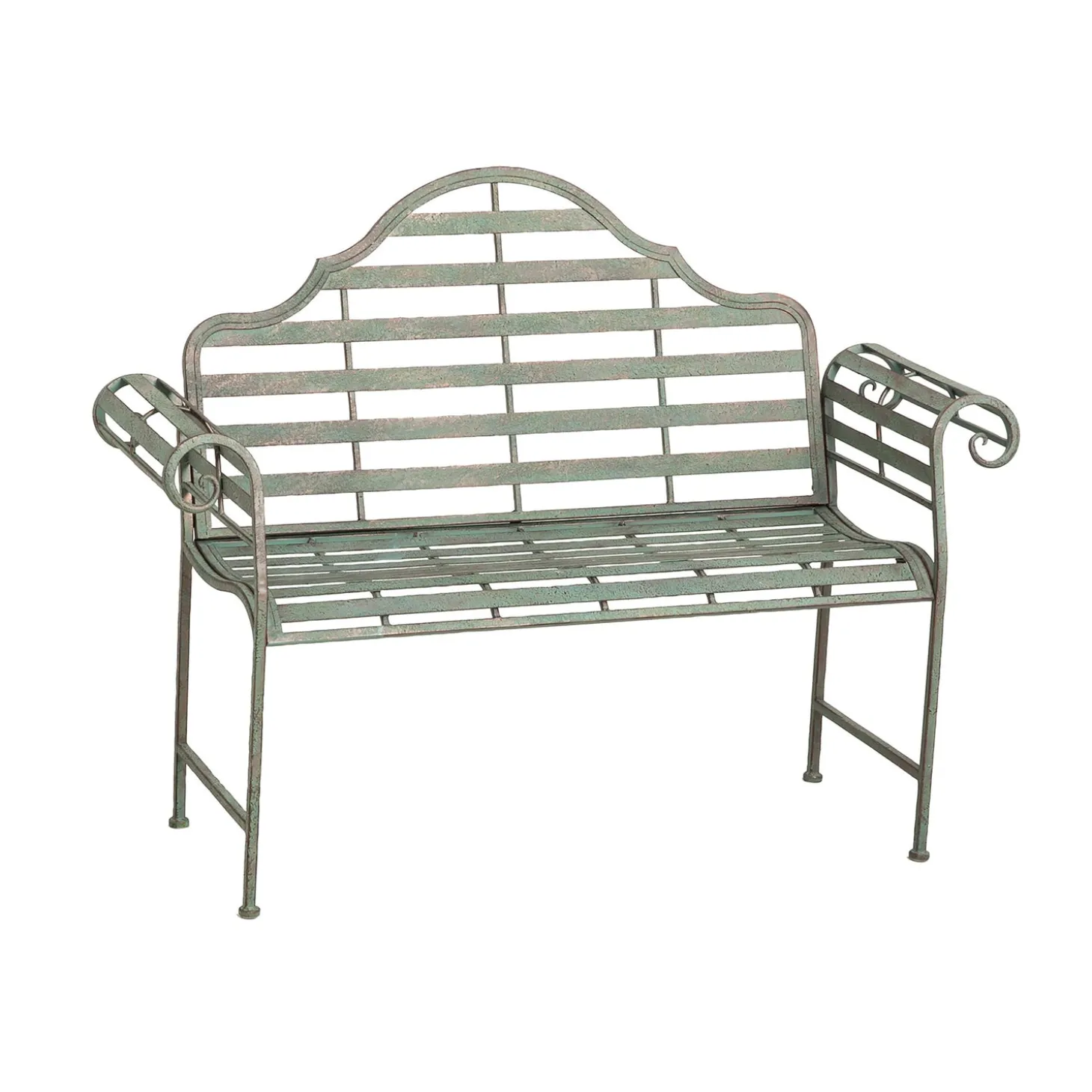 Outdoor Benches>Plow & Hearth Chippendale Style Metal Bench