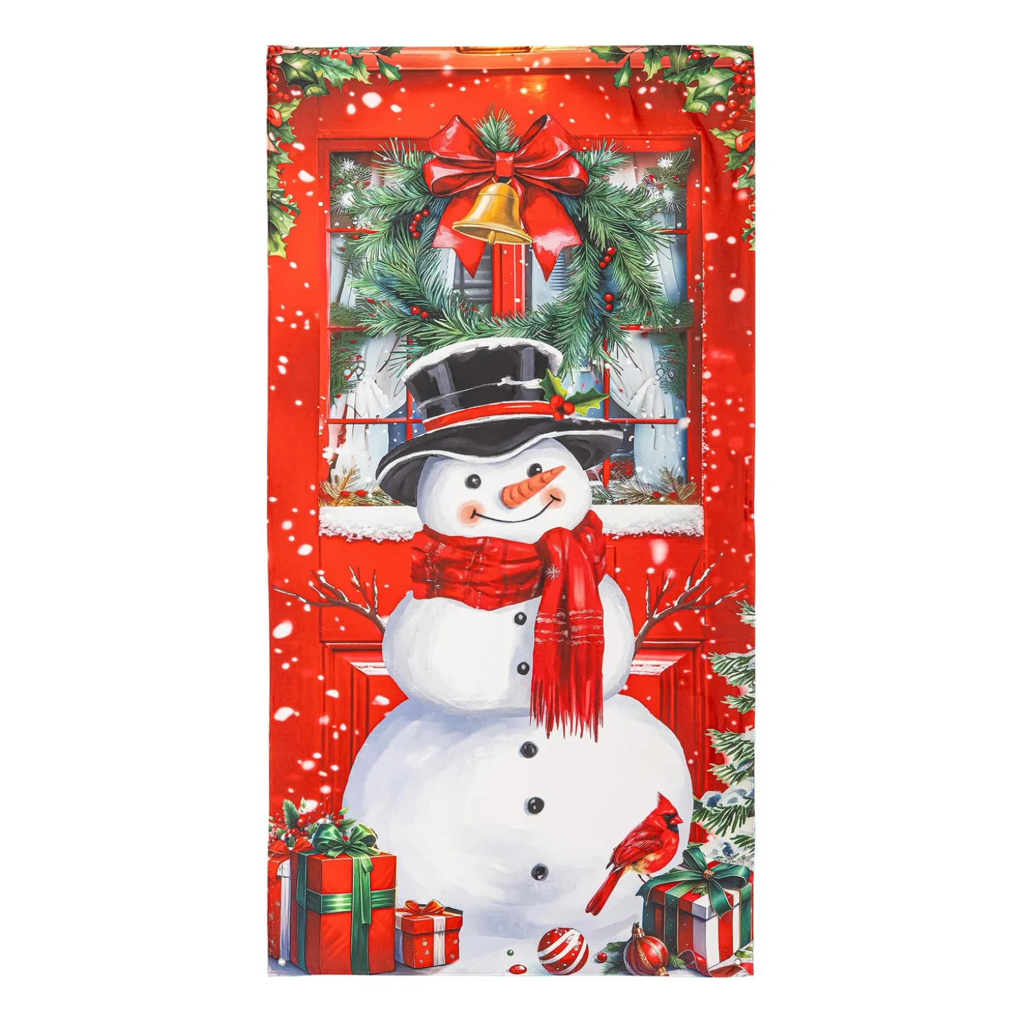 Bunting & Banners>Plow & Hearth Christmas Tree Door Cover