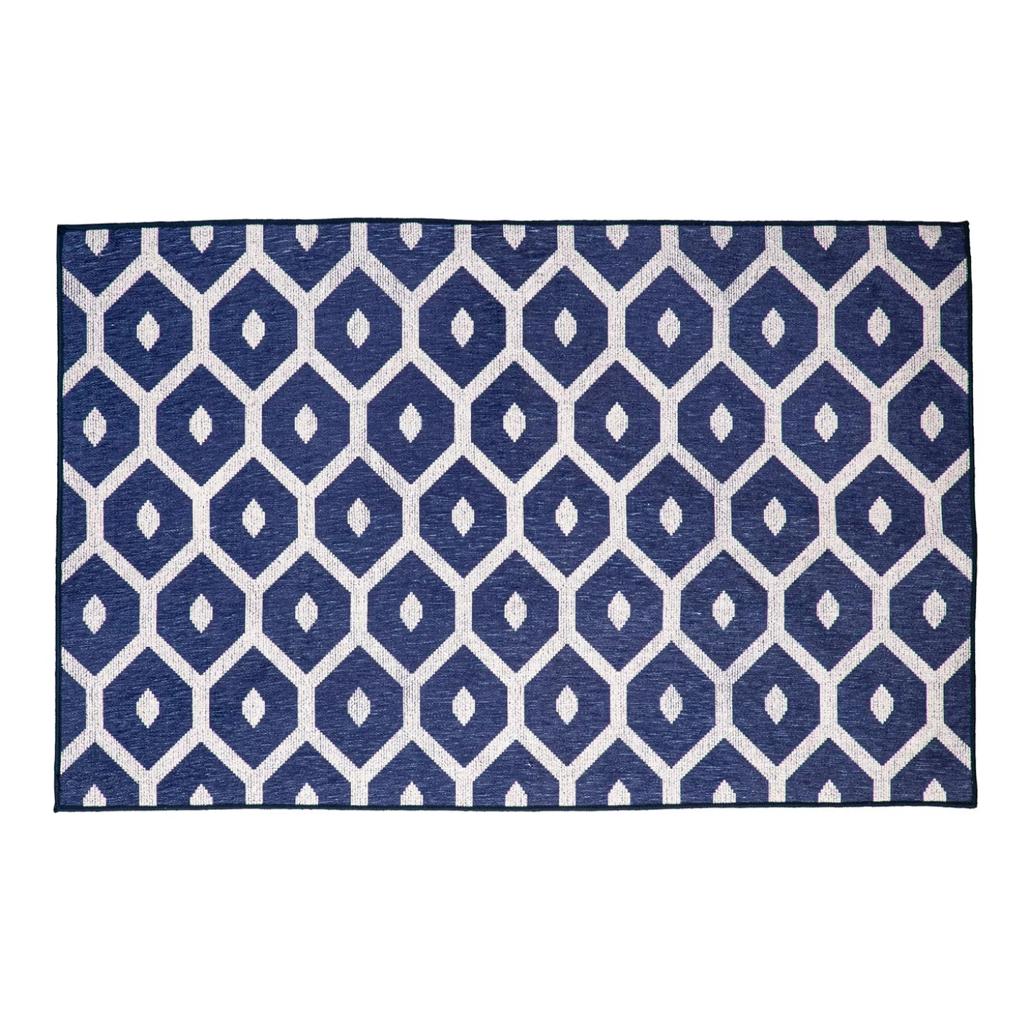 Washable Mats>Plow & Hearth Coastal Citrus Washable Layering Mat