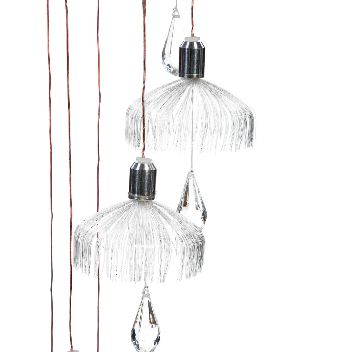 Wind Chimes & Mobiles | Solar Accents>Plow & Hearth Color Changing Solar Mobile, Umbrella