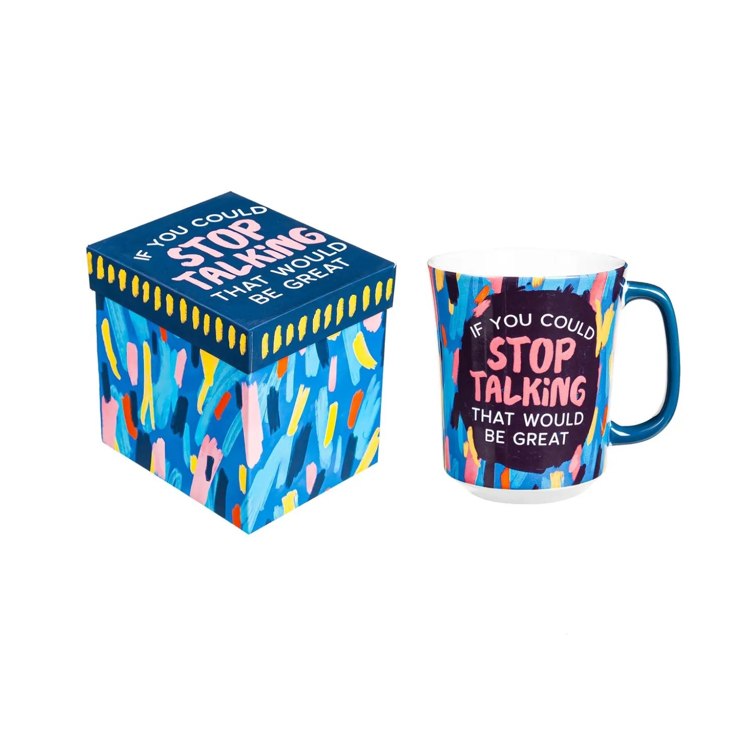 Coffee & Tea Cups>Plow & Hearth Cup of Awesome, 14oz, Stop Talking