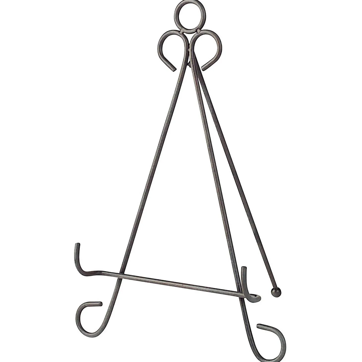 Bookshelves & Wall Shelves | Decorative Accents>Plow & Hearth Curved Metal Display Stand