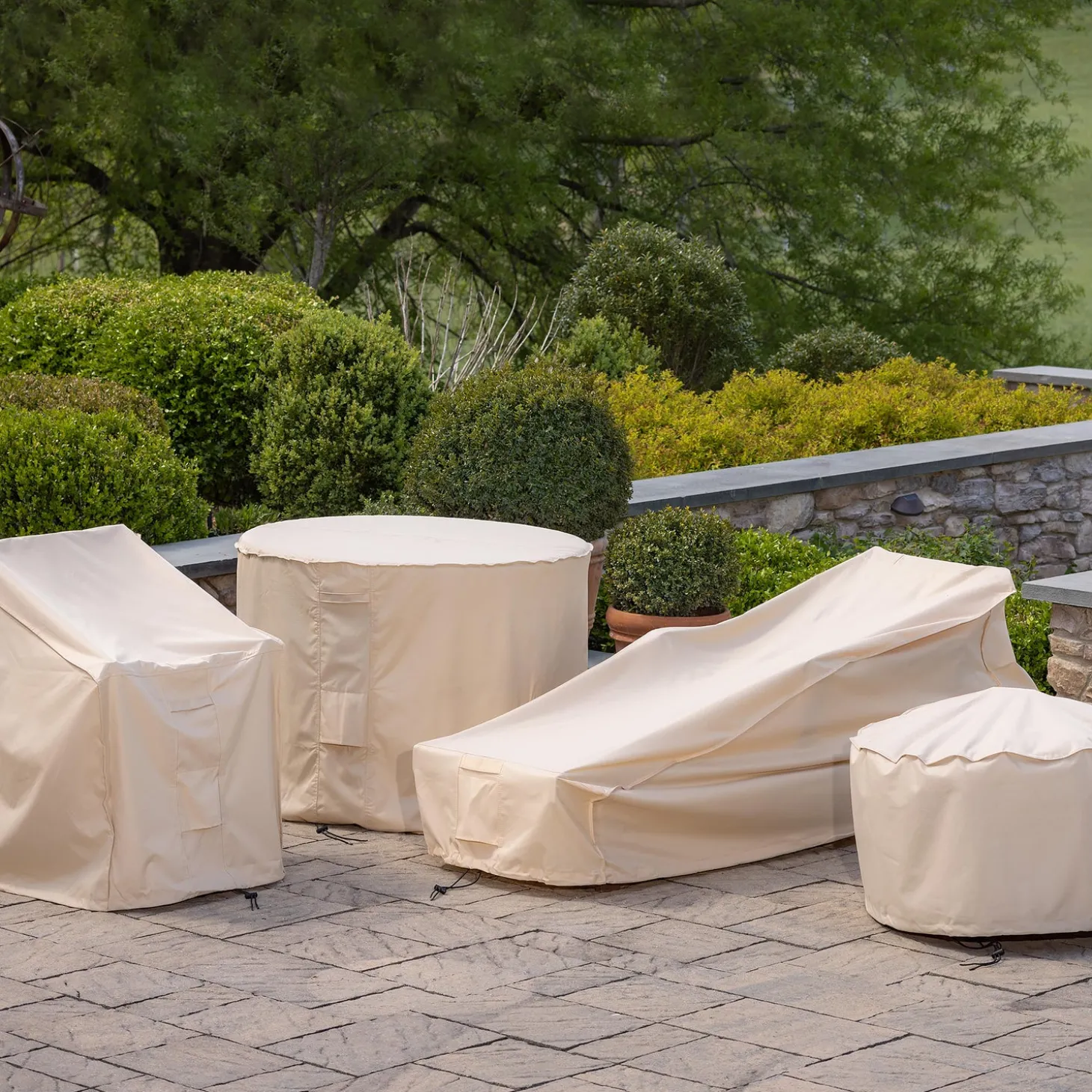 Fire Pits | Fire Pits>Plow & Hearth Deluxe Fire Pit Cover Tan