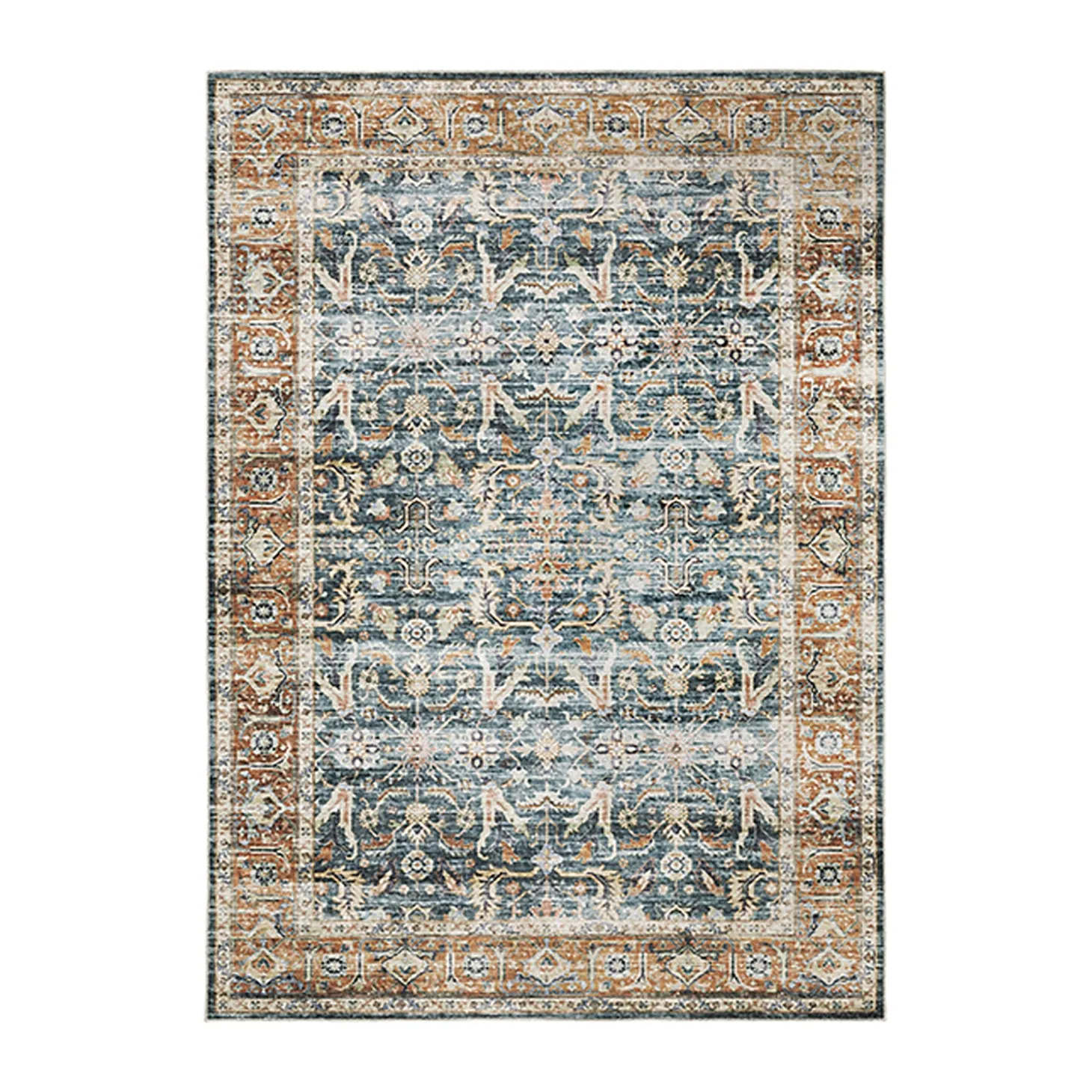 Area Rugs>Plow & Hearth Desmond Holiday Splendor Polyester Rug, 2' x 8' Runner