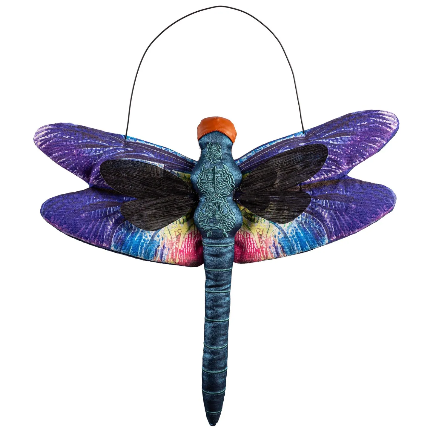 Fabric Door Hangers>Plow & Hearth Dragonfly Fluttering Door Decor