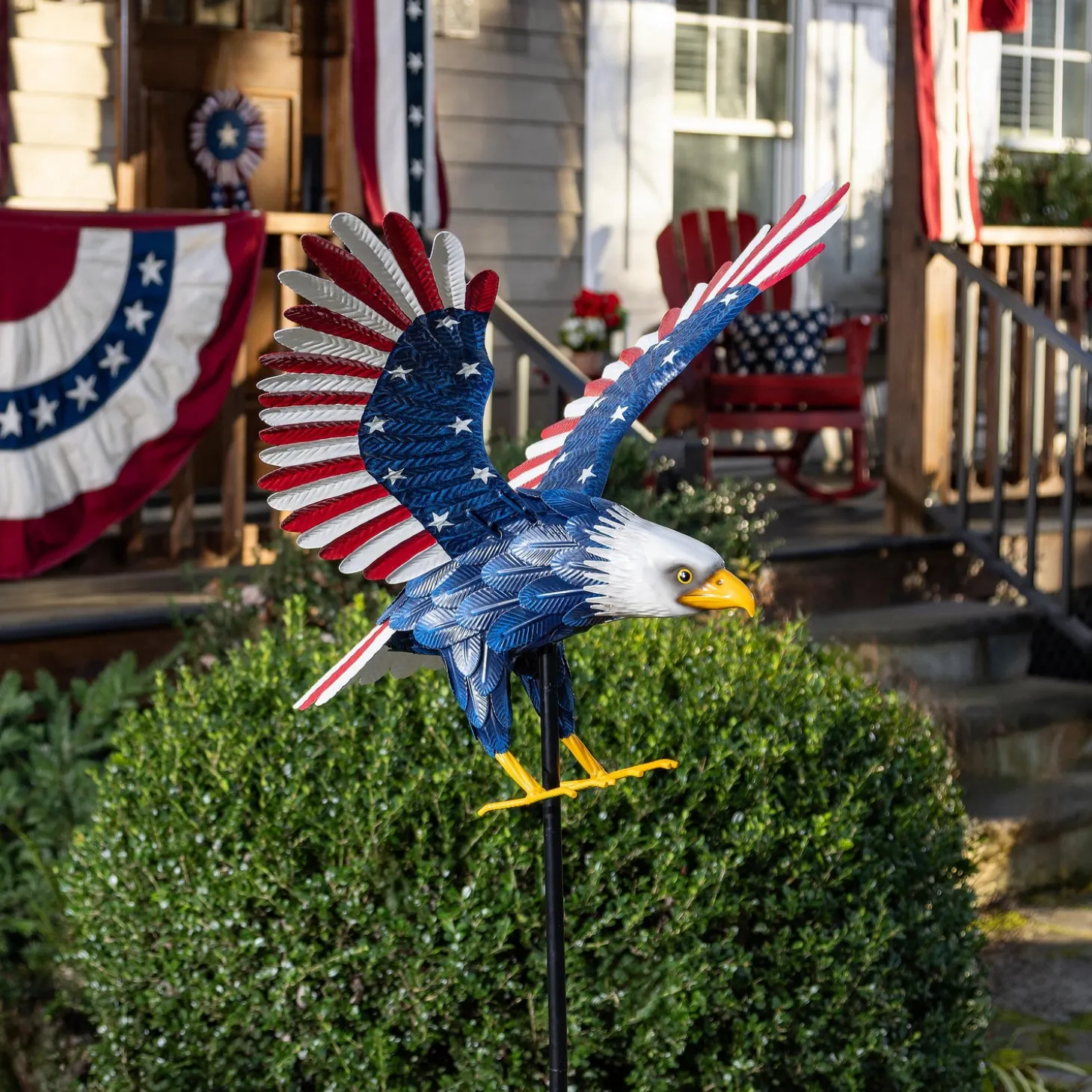 Garden Stakes>Plow & Hearth EAGLE GARDEN STAKE