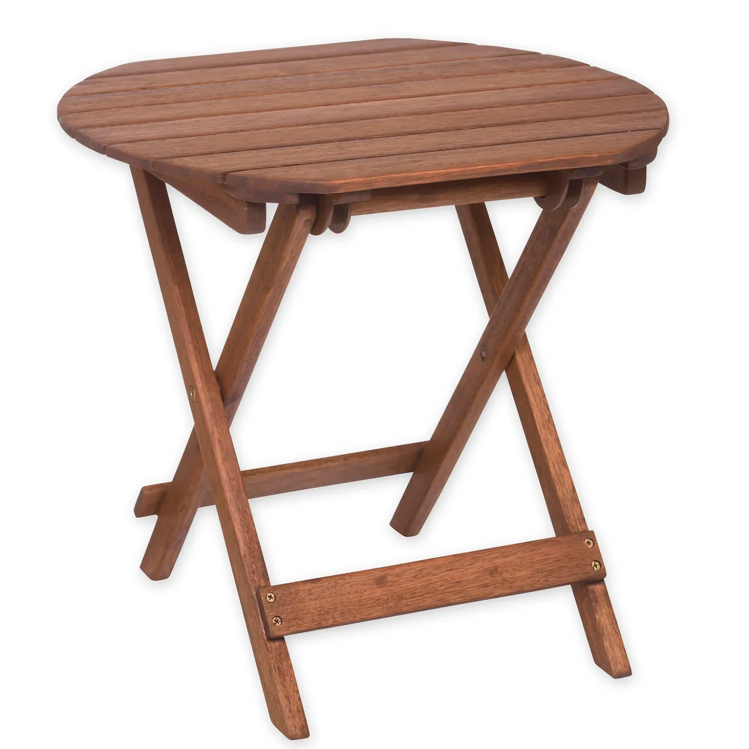 Outdoor Side Tables>Plow & Hearth Eucalyptus Wood Adirondack Side Table NaturalStain