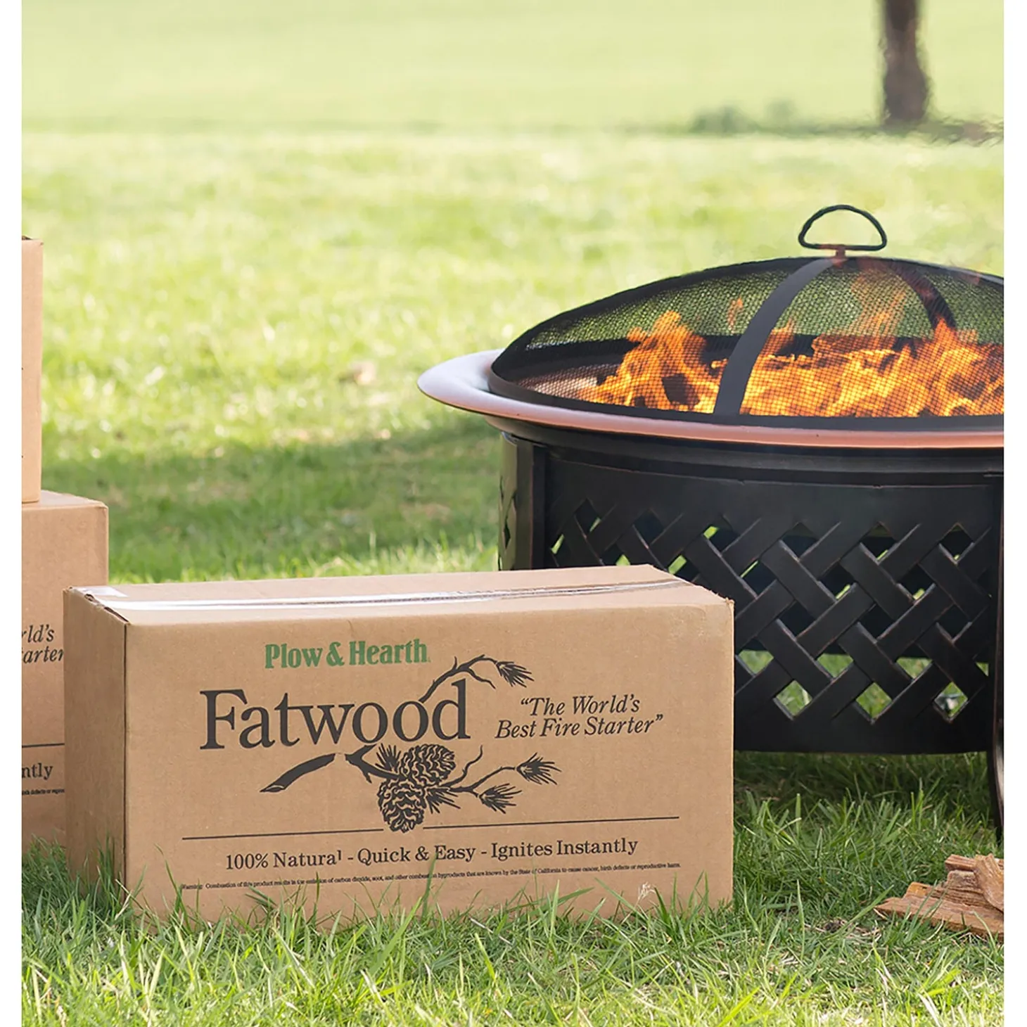 Fire Starters & Fatwood>Plow & Hearth Fatwood Fire-Starter, 35 lb. Box