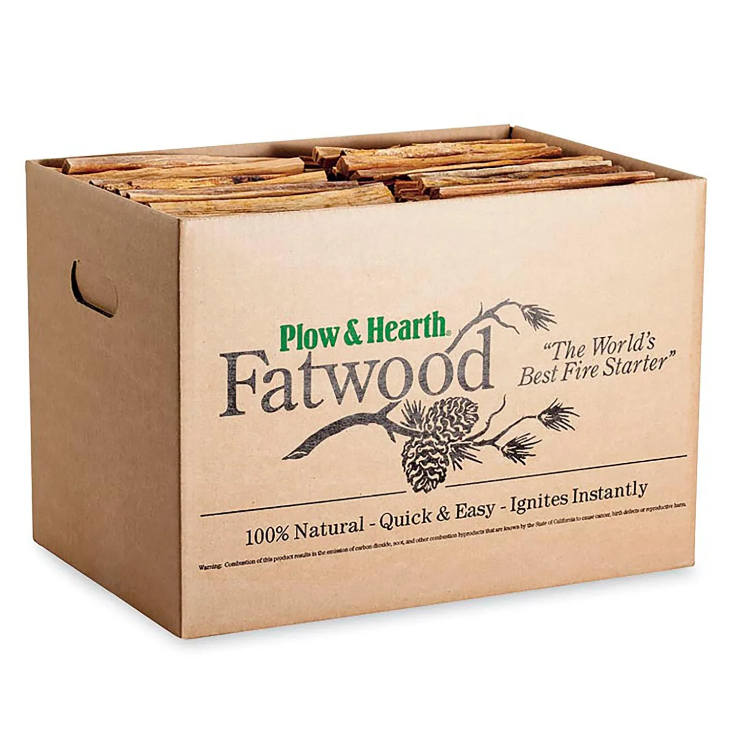 Fire Starters & Fatwood>Plow & Hearth Fatwood Fire-Starter, 25 lb. Box