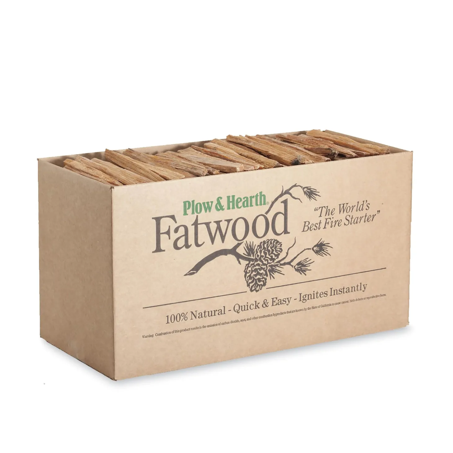 Fire Starters & Fatwood>Plow & Hearth Fatwood Fire-Starter, 40 lb. Box