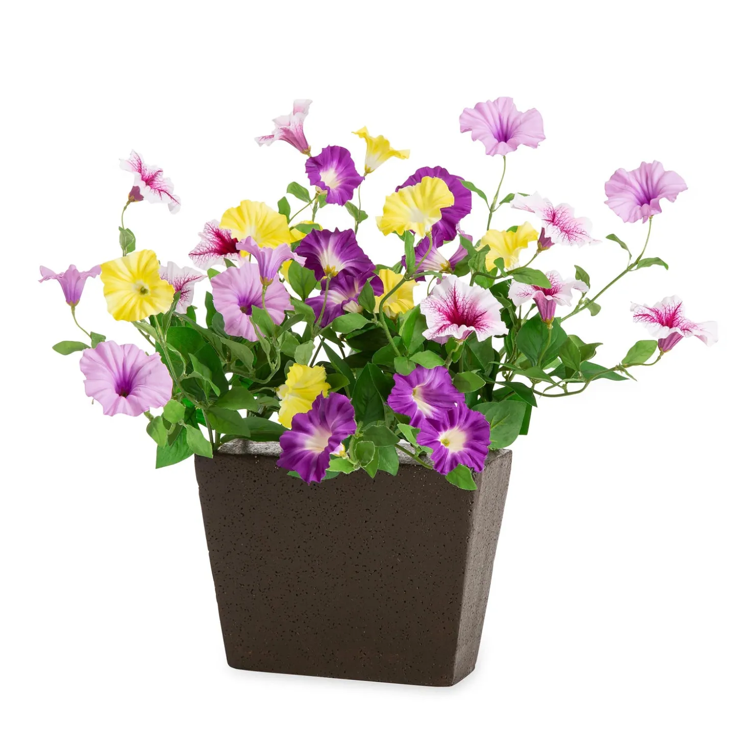 Faux Flowers & Plants>Plow & Hearth Faux Petunia Urn Filler