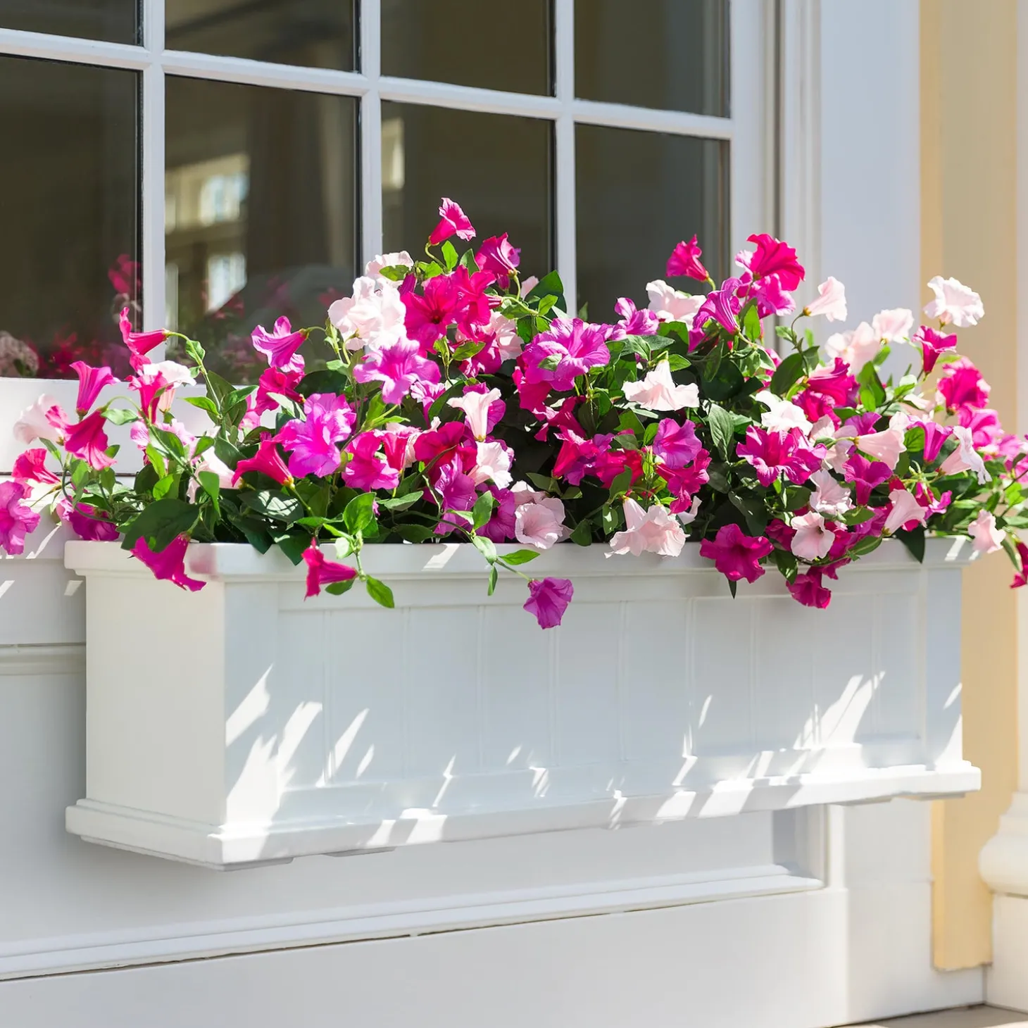 Faux Flowers & Plants>Plow & Hearth Faux Petunias Window Box Filler