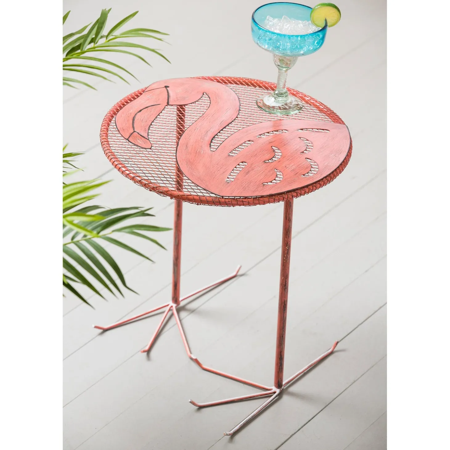 Outdoor Seating Sets>Plow & Hearth Flamingo Chair and Side Table, Set of 2