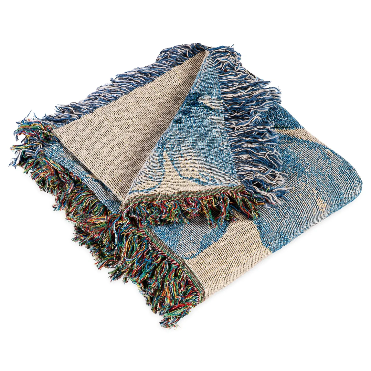 Throws & Blankets>Plow & Hearth For God So Loved the World Tapestry Throw