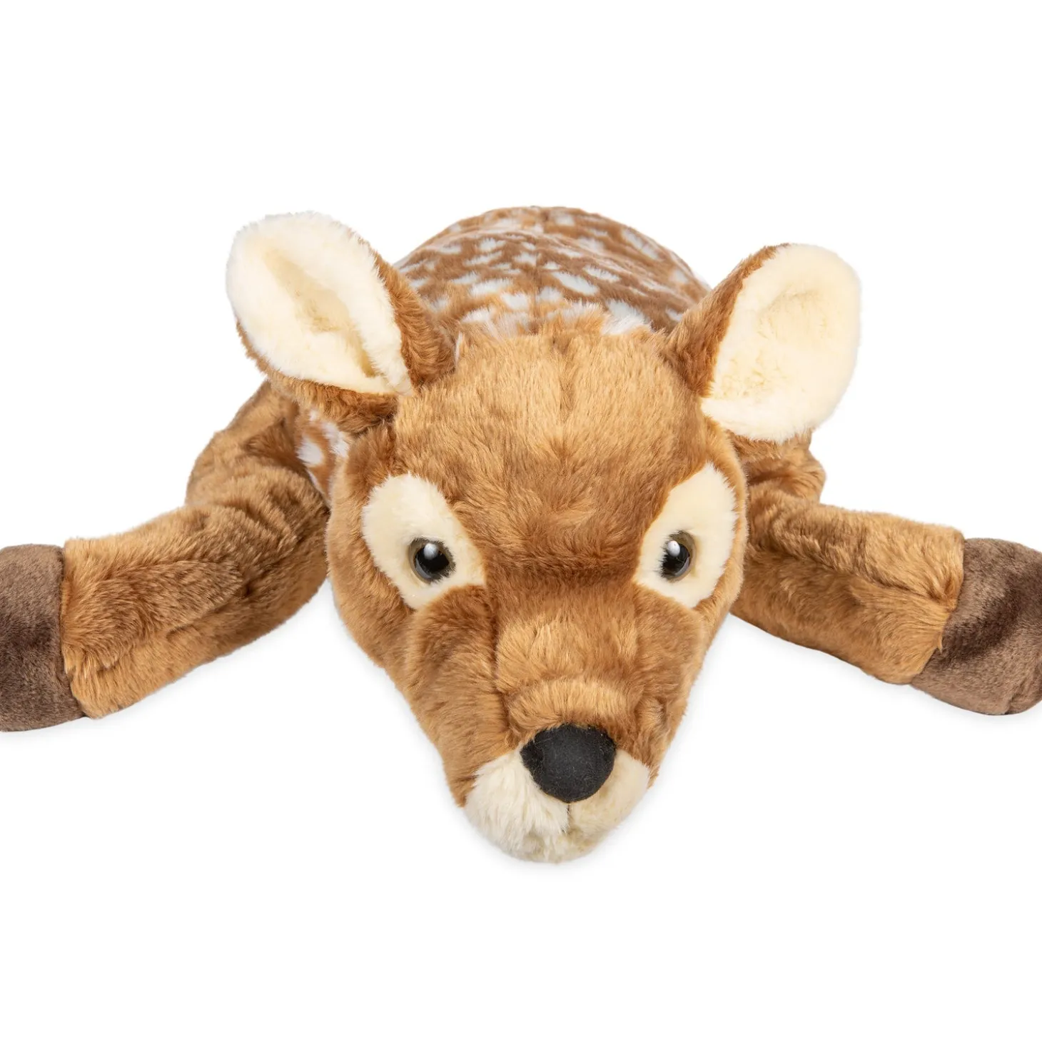 Decorative Pillows>Plow & Hearth Fuzzy Spotted Fawn Plush Cuddle Animal Body Pillow