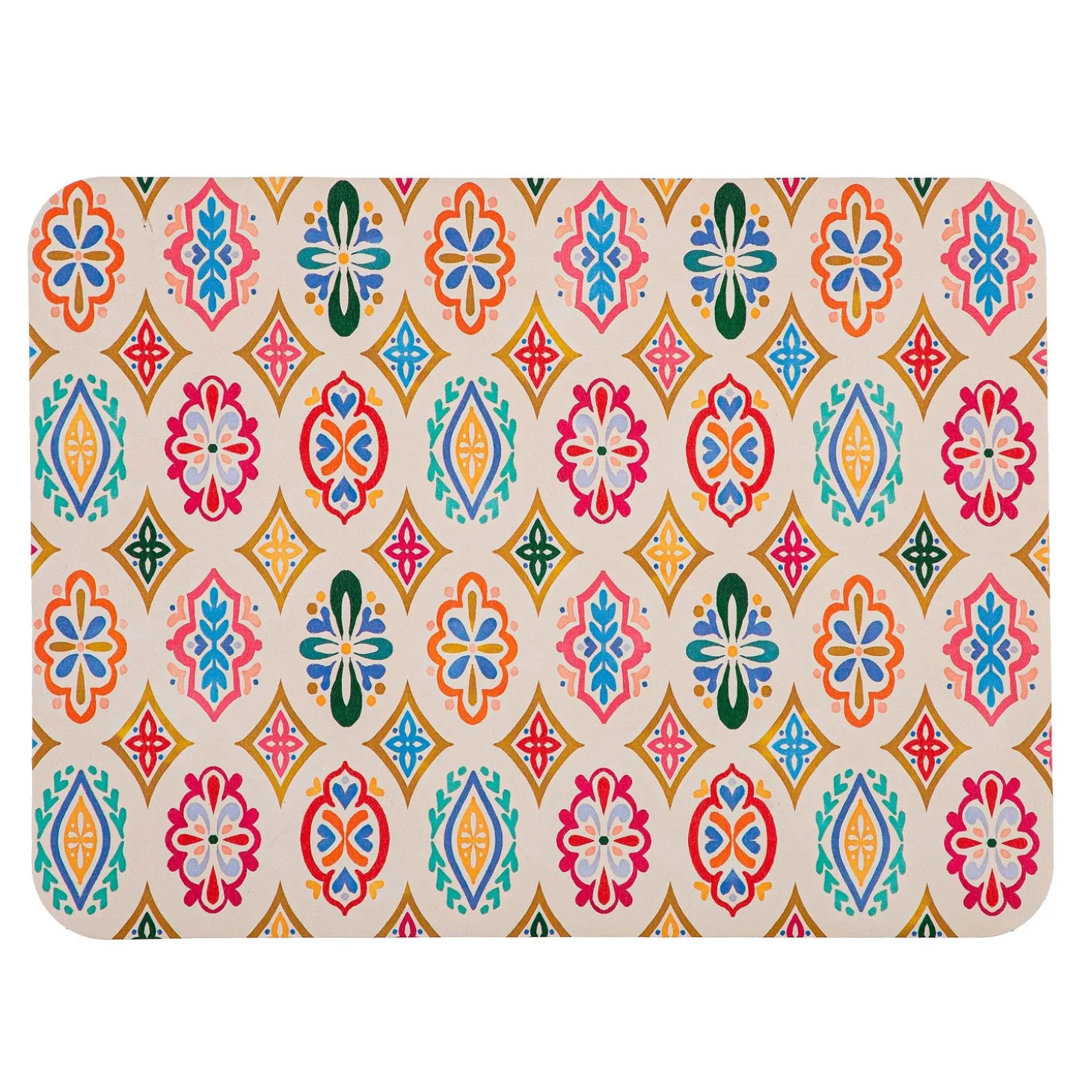 Kitchen Linens | Cleaning Supplies>Plow & Hearth Geometric Tapestry Fabric Dish Drying Mat, 20" x 15"