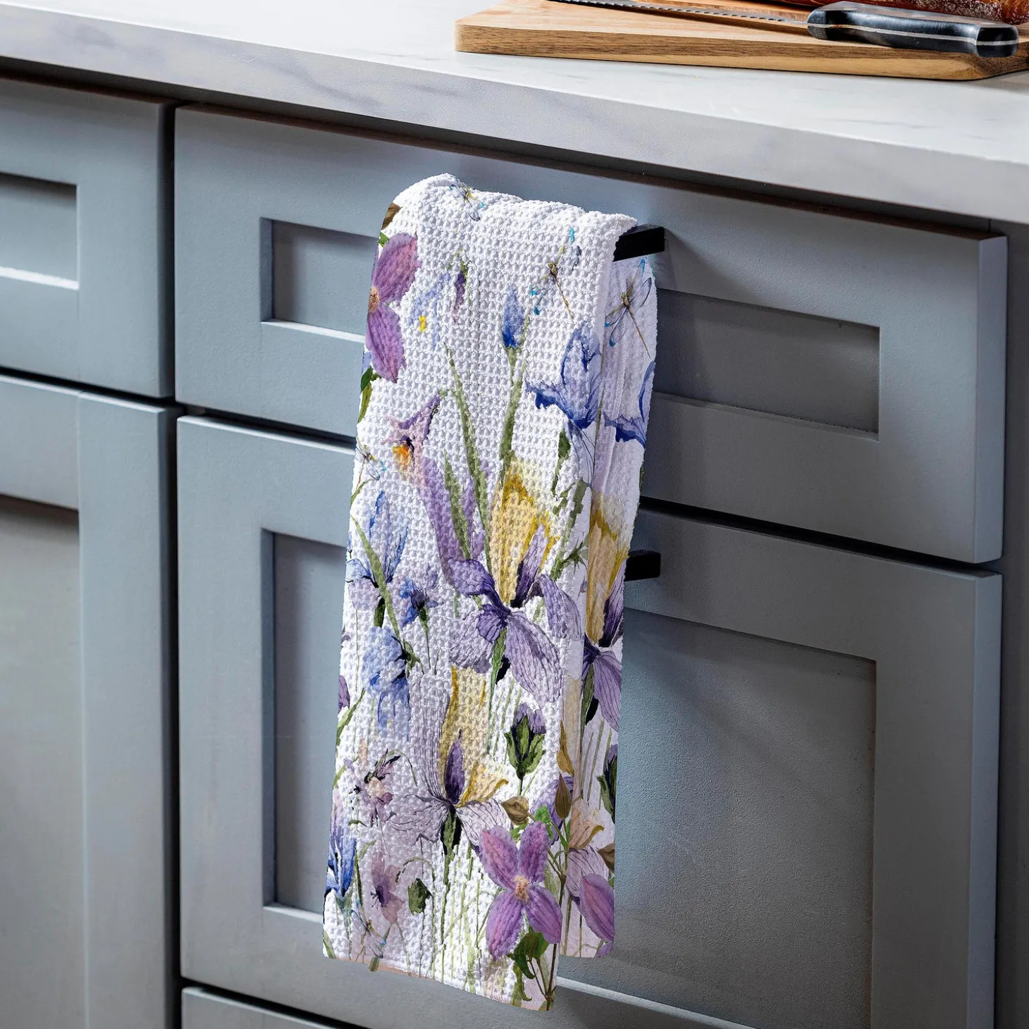 Kitchen Linens>Plow & Hearth Golden Lilac Quick Dry Kitchen Towel, 18" x 30"