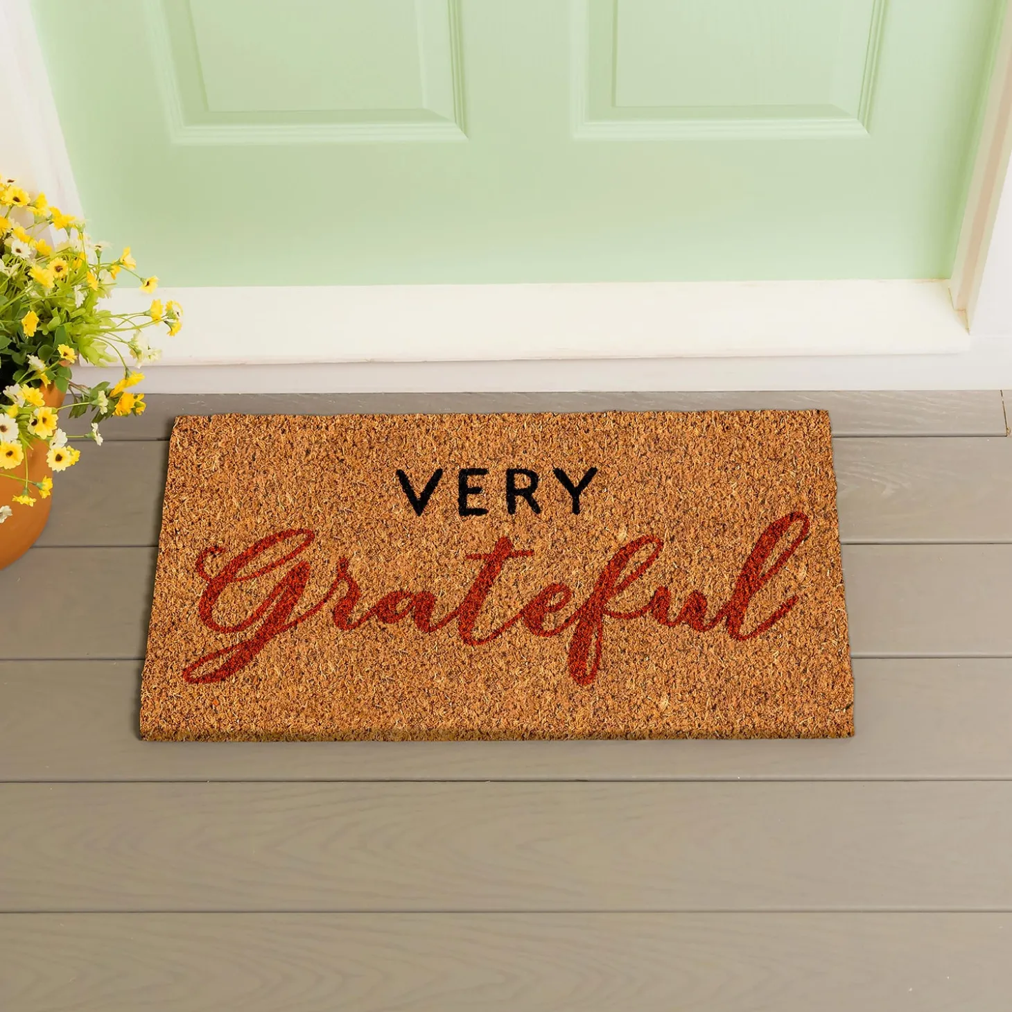 Coir Mats>Plow & Hearth Grateful Coir Mat