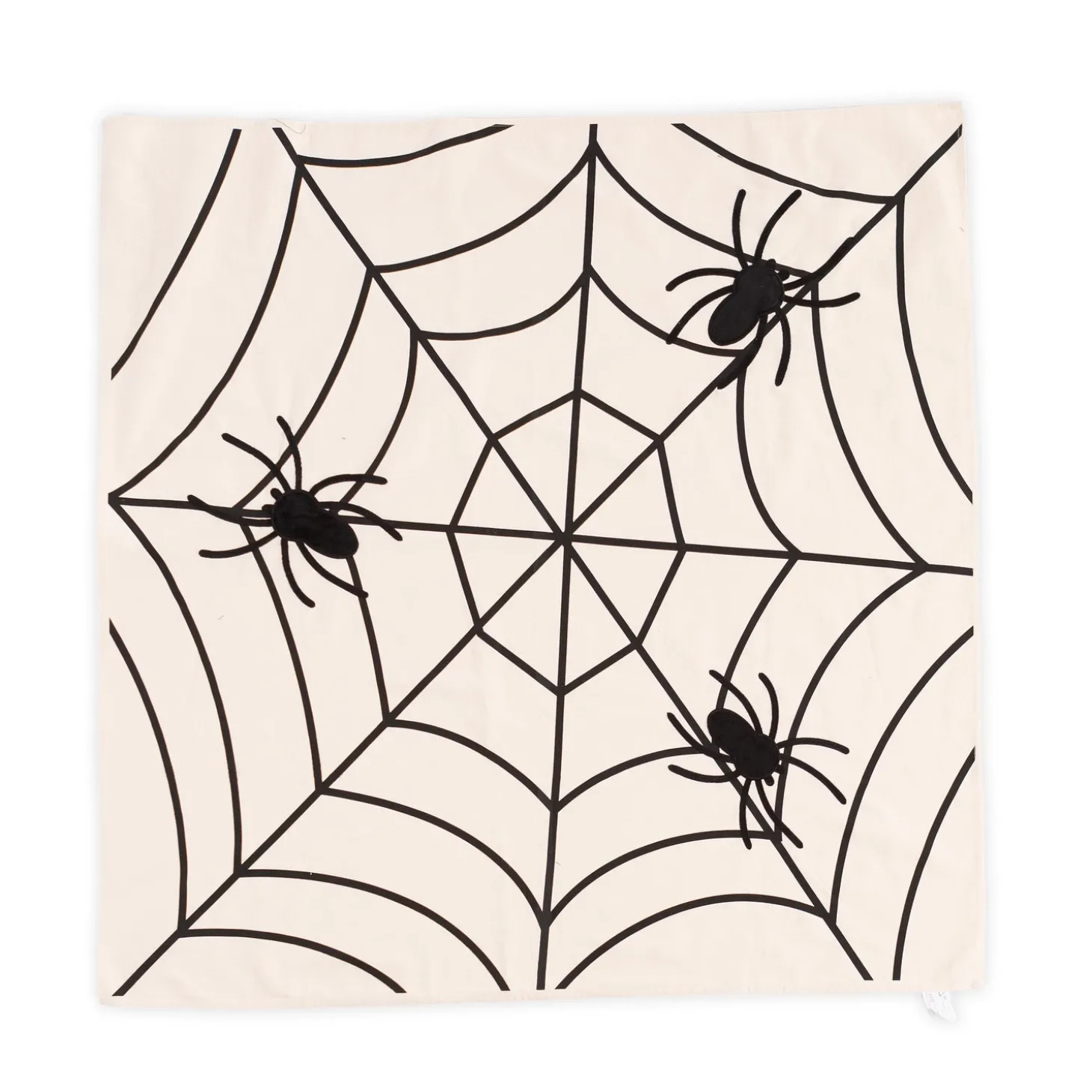 Kitchen Linens>Plow & Hearth Halloween Spooky Spiderweb Table Throw