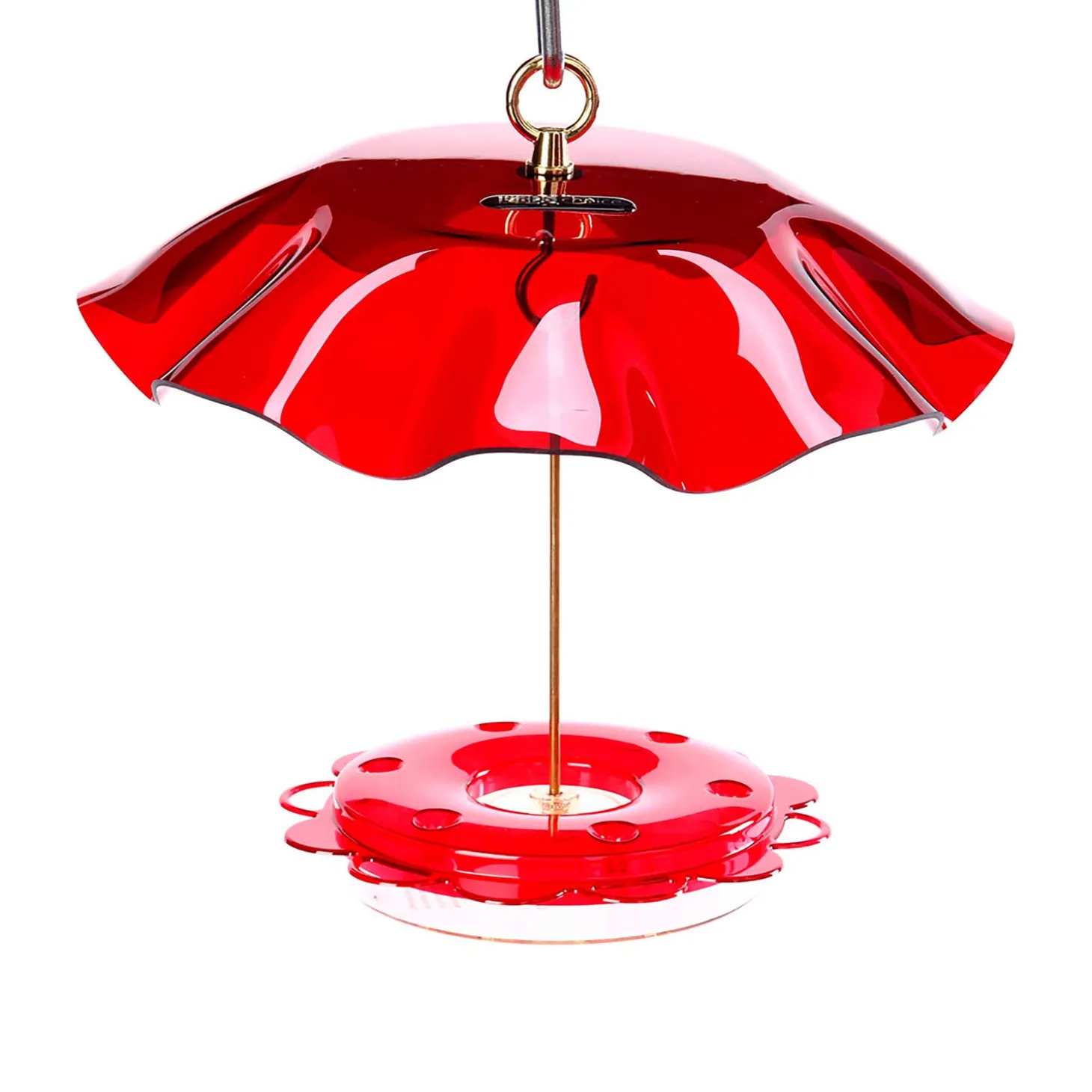 Hummingbird Feeders>Plow & Hearth Hummingbird Feeder with Weather Guard