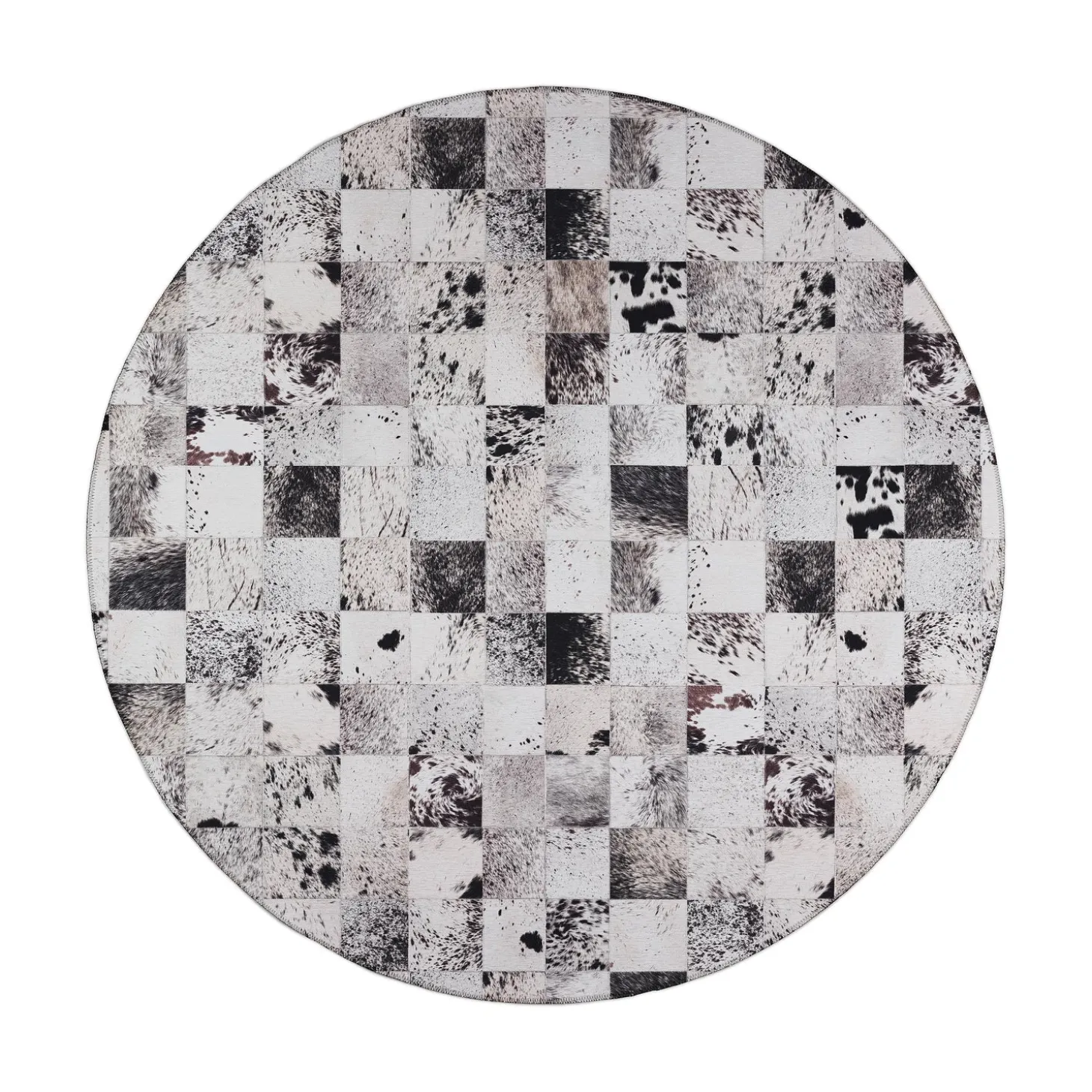Area Rugs>Plow & Hearth Hyde Park Round Rug, 8' dia.
