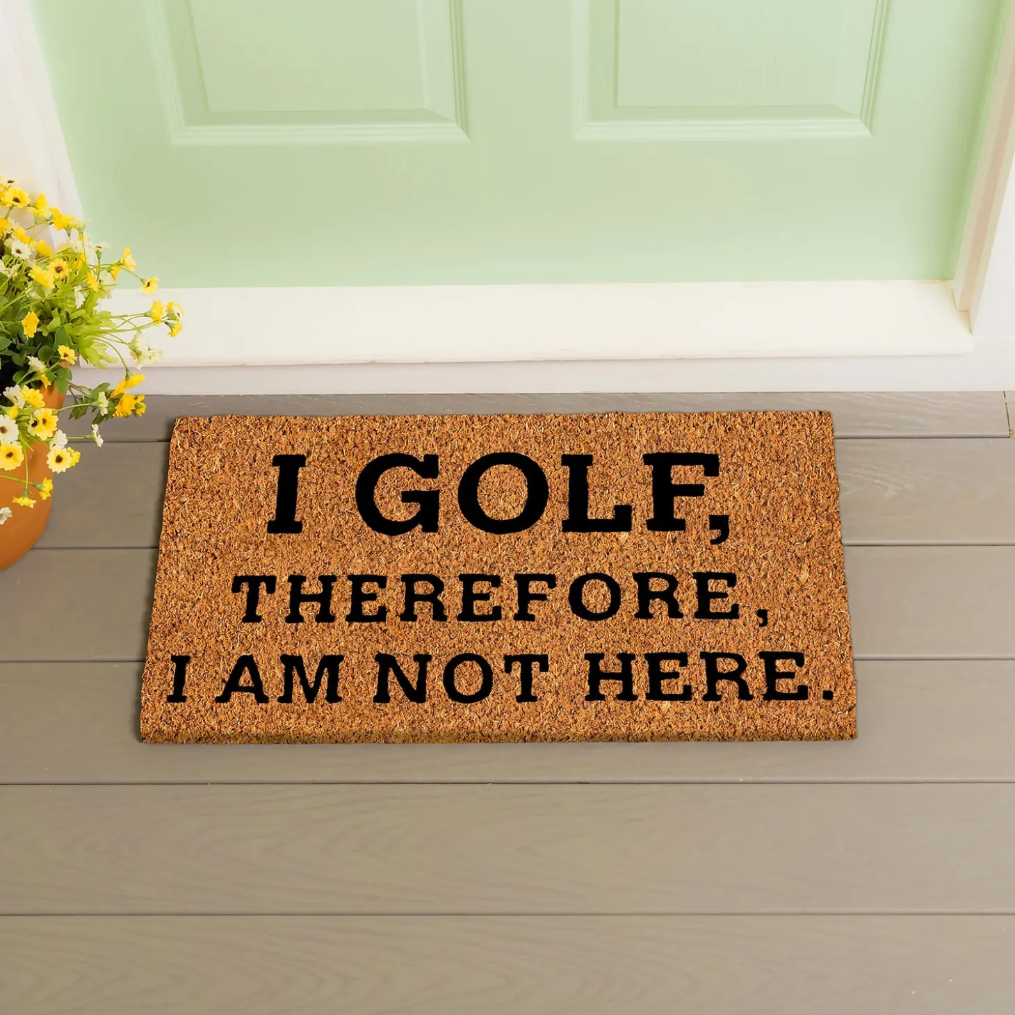 Coir Mats>Plow & Hearth I Golf Coir Mat